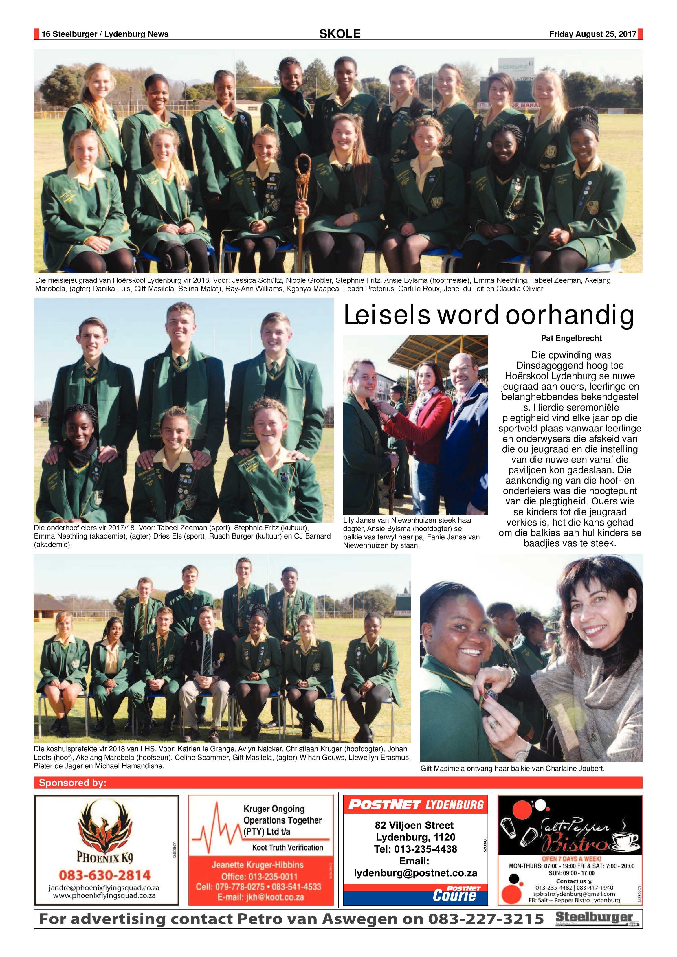 Steelburger News 25 August 2017 page 16