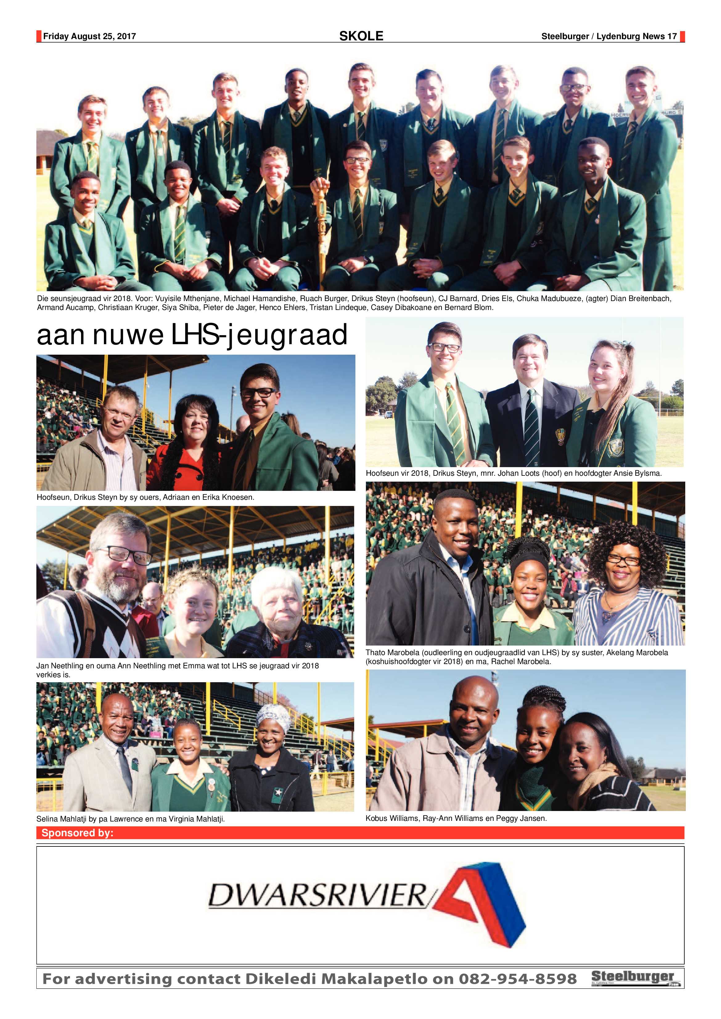 Steelburger News 25 August 2017 page 17