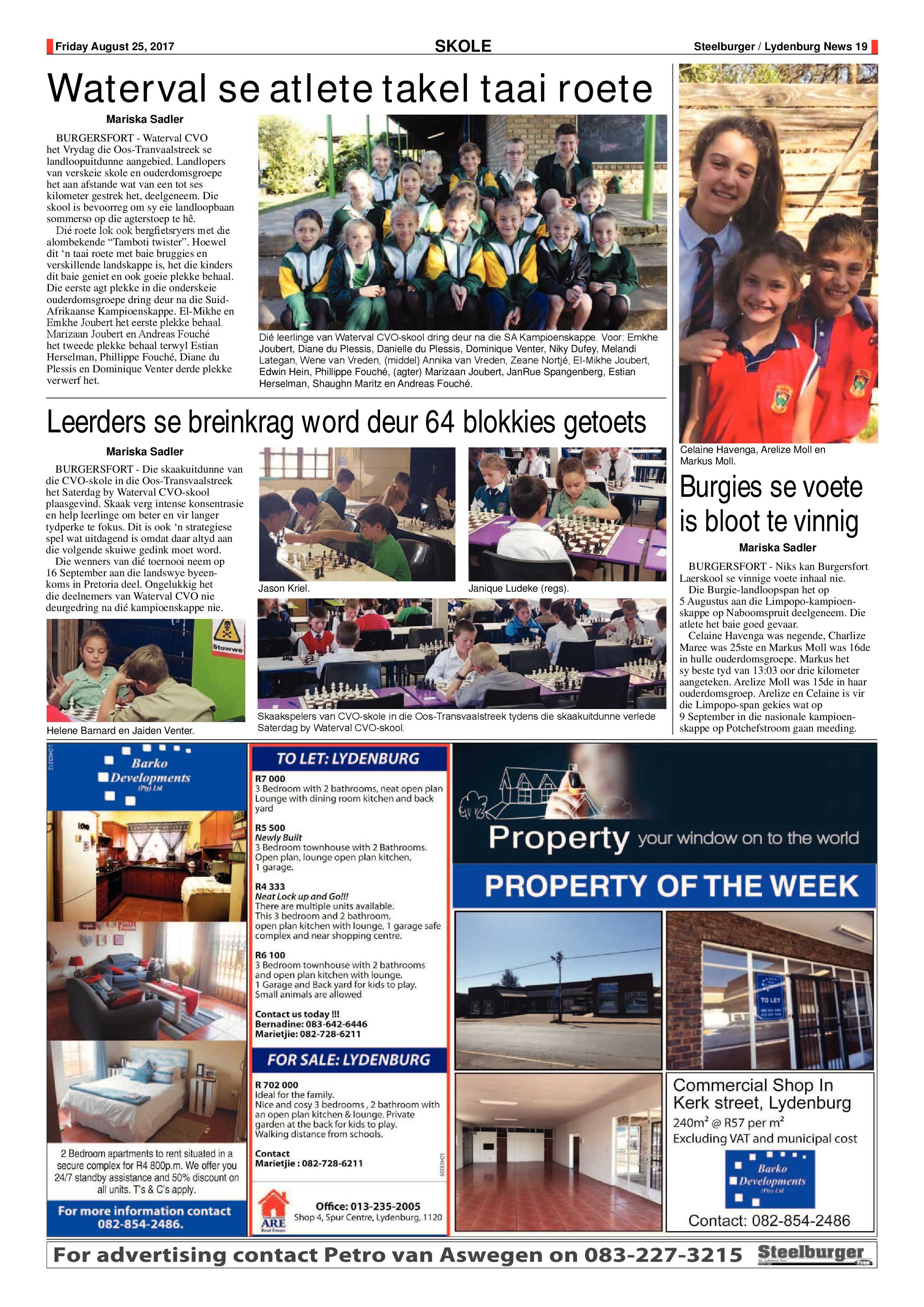 Steelburger News 25 August 2017 page 19