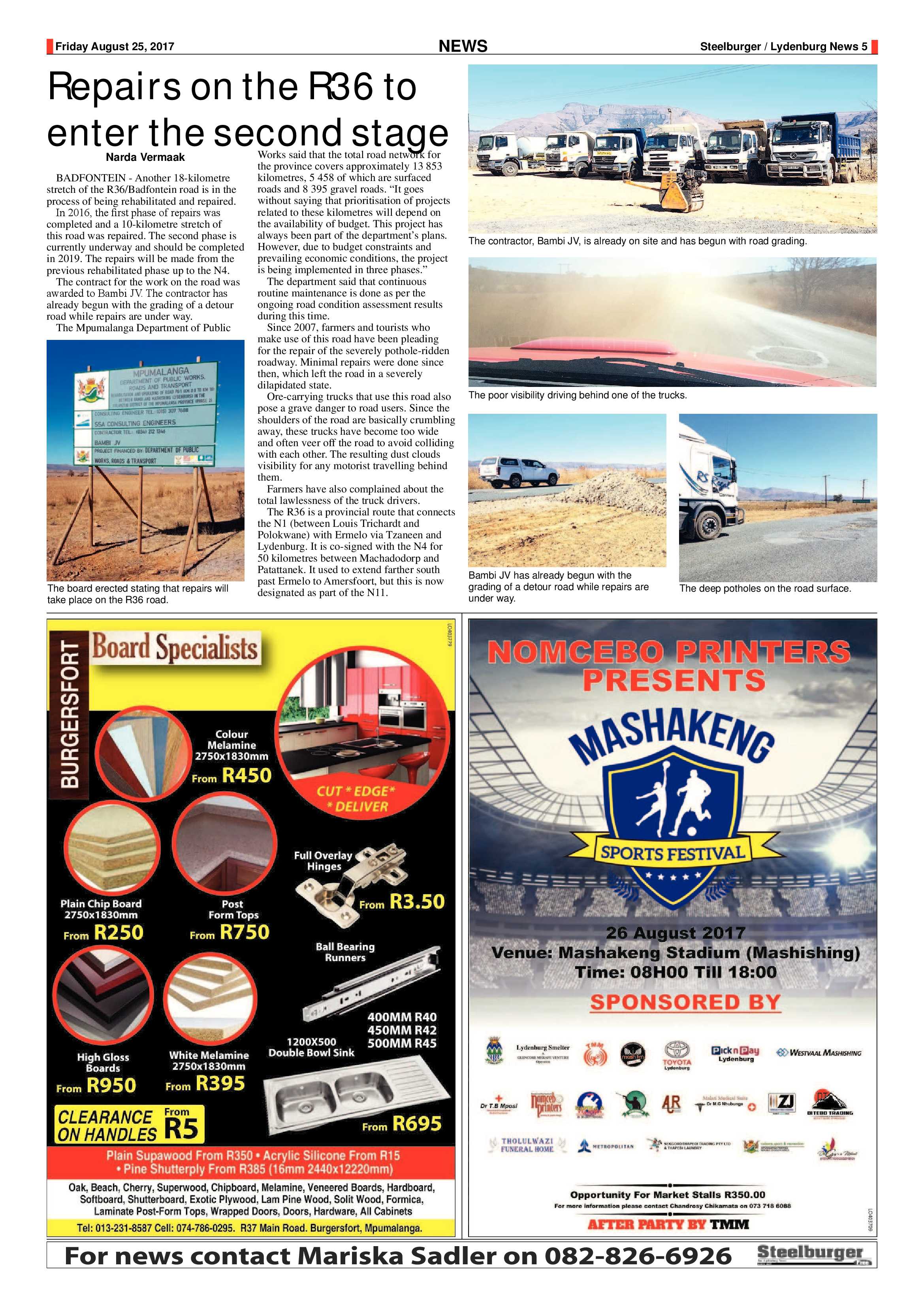 Steelburger News 25 August 2017 page 5