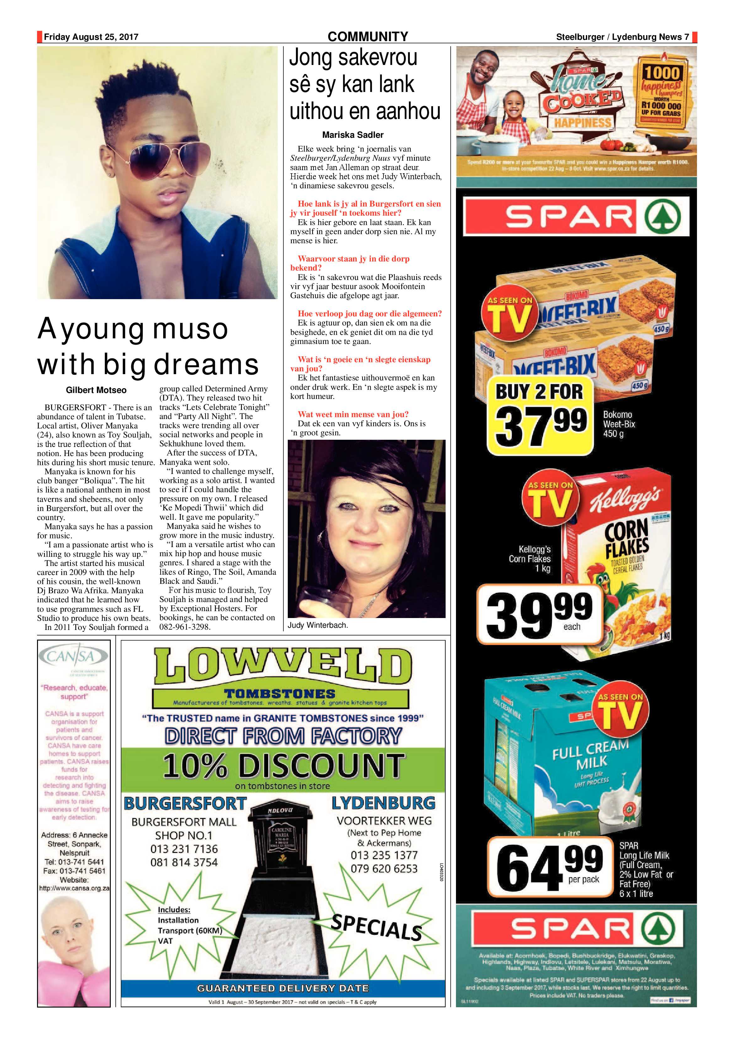 Steelburger News 25 August 2017 page 7