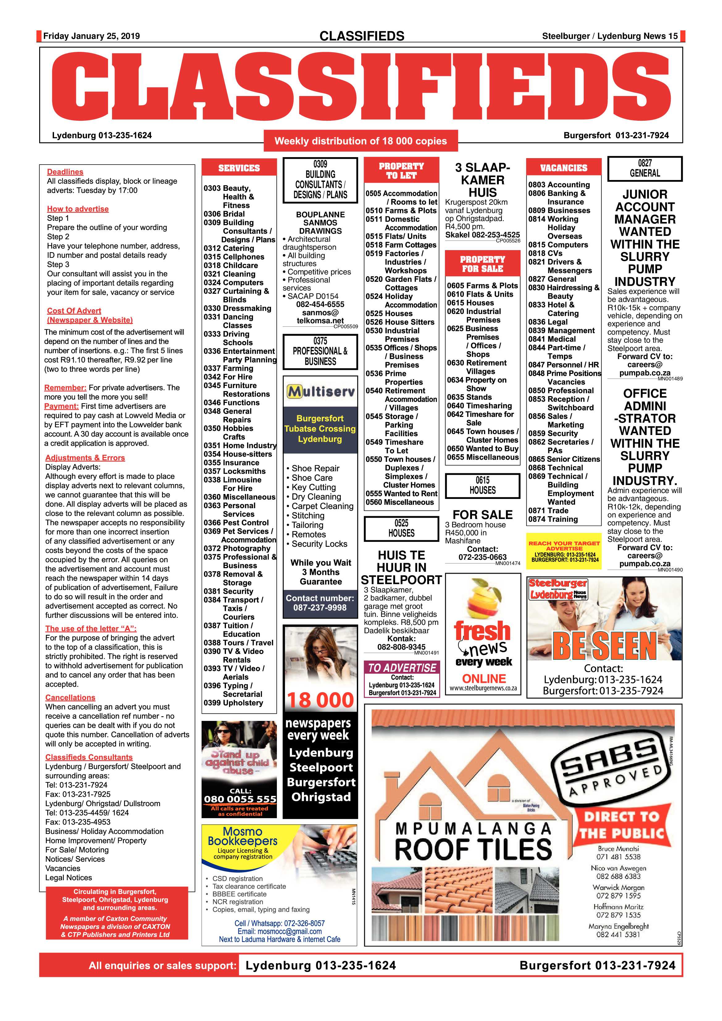 Steelburger News 25 January 2019 page 15