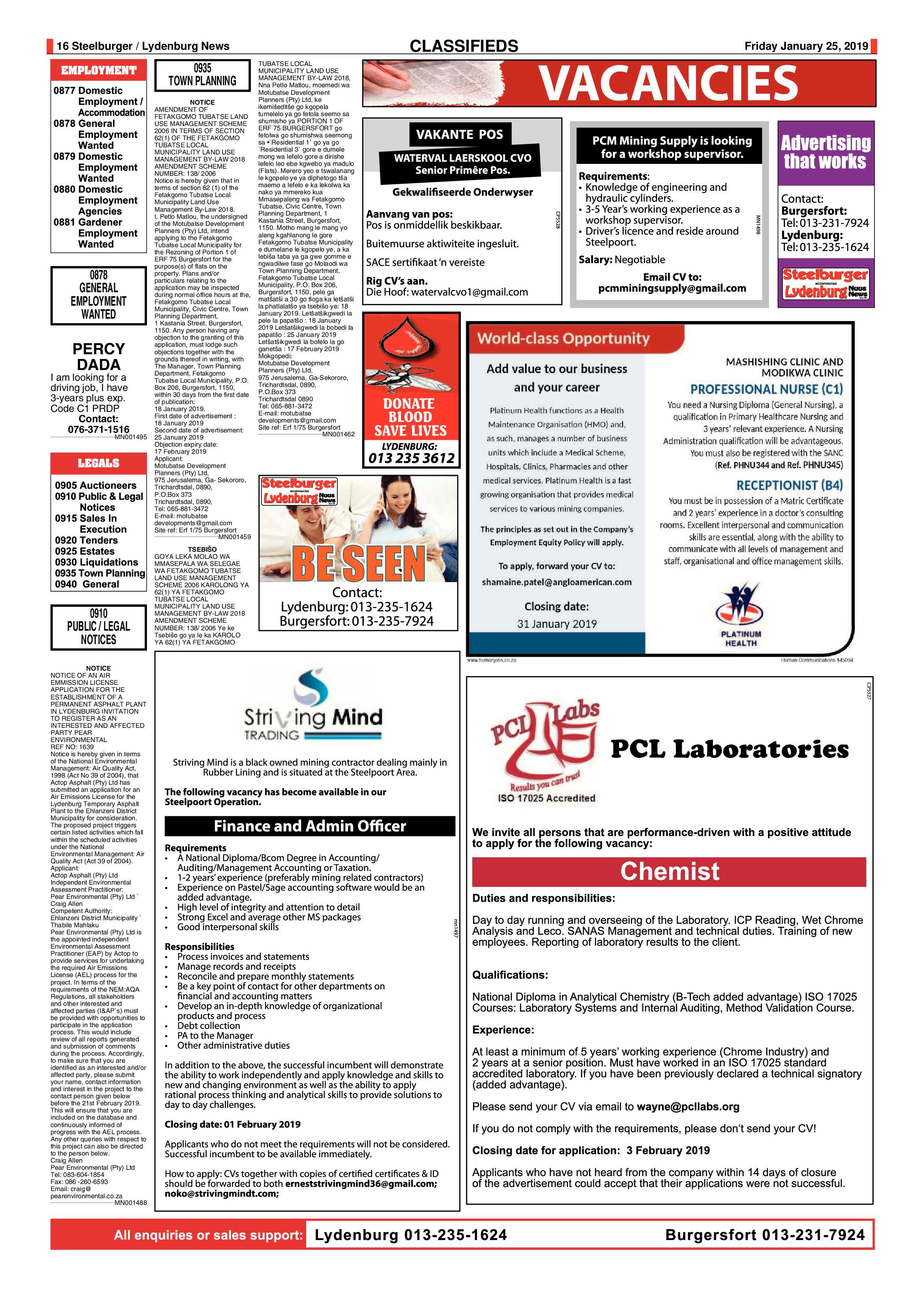 Steelburger News 25 January 2019 page 16