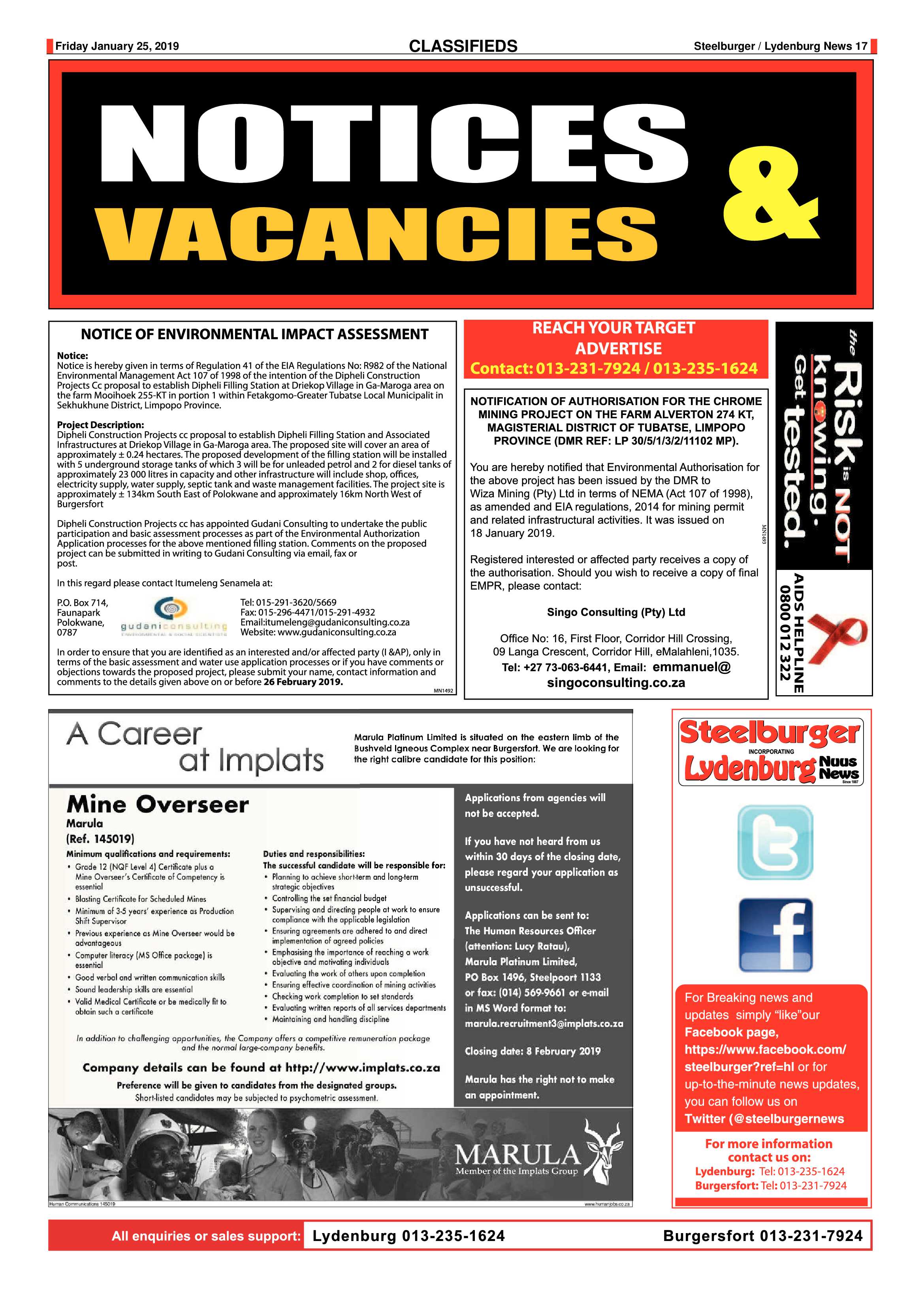 Steelburger News 25 January 2019 page 17