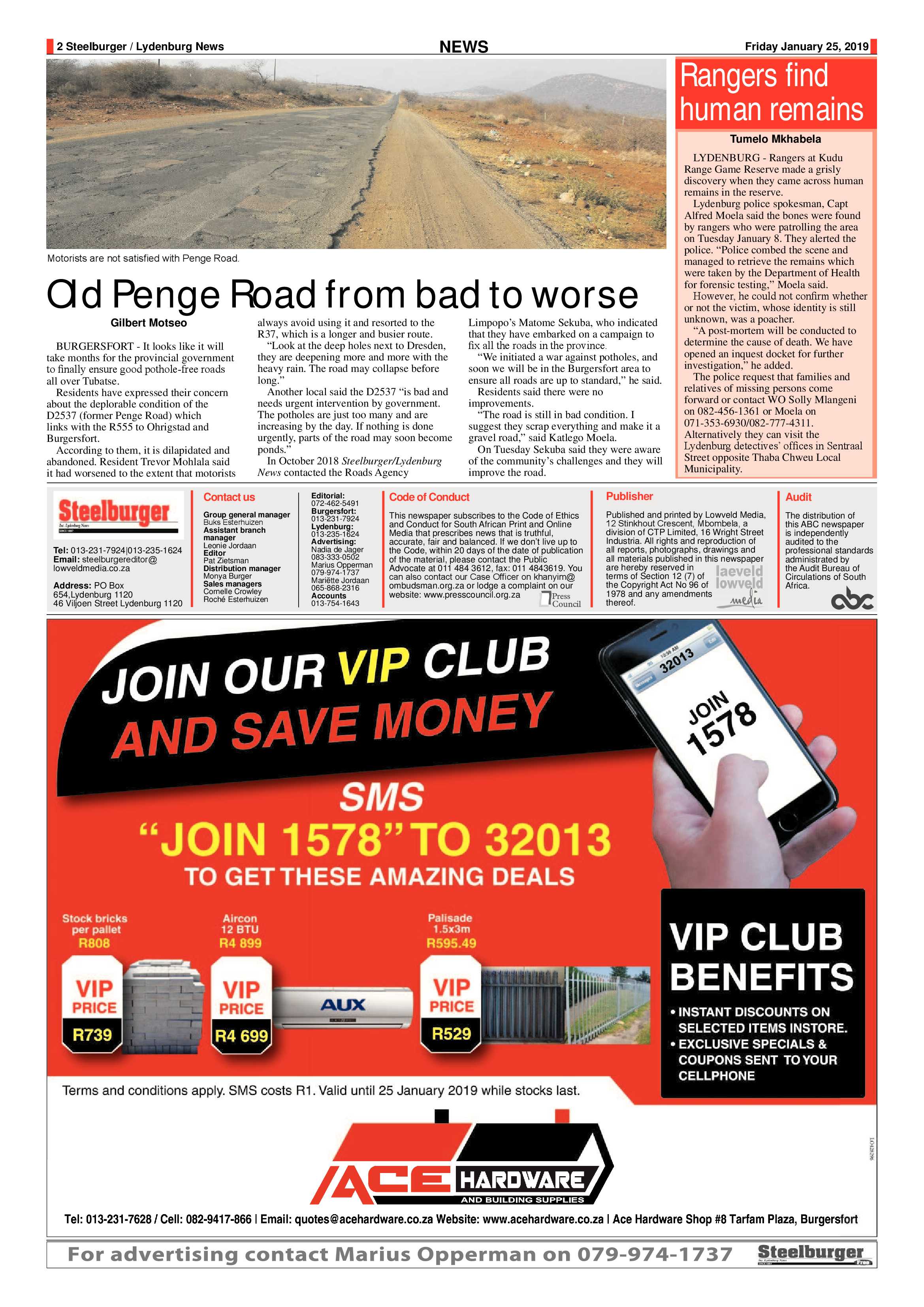 Steelburger News 25 January 2019 page 2