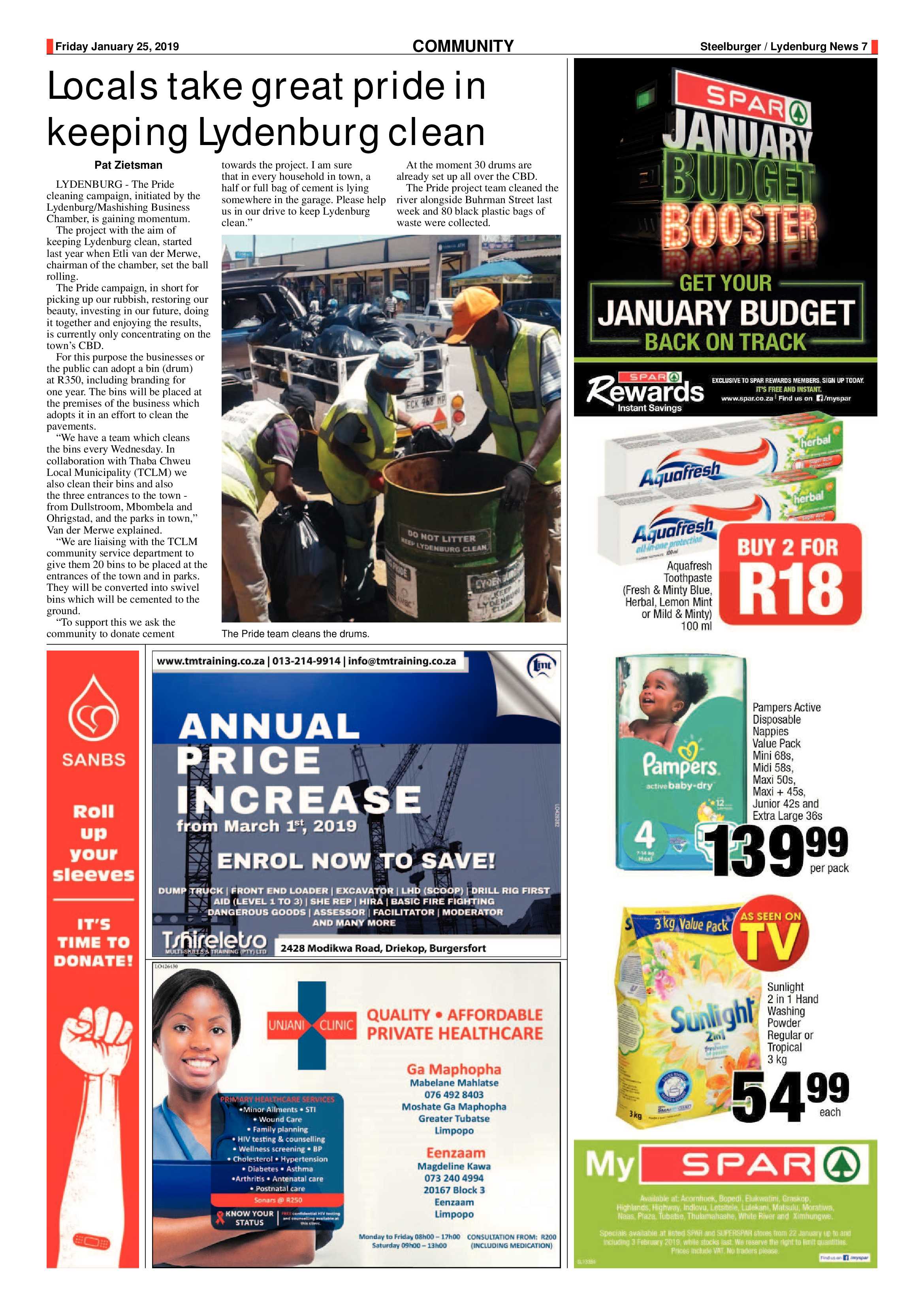 Steelburger News 25 January 2019 page 7