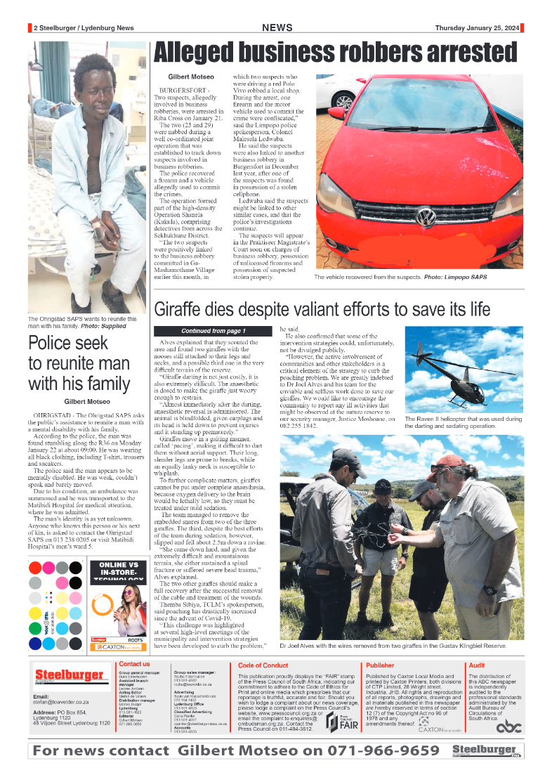 Steelburger News 25 January 2024 page 2