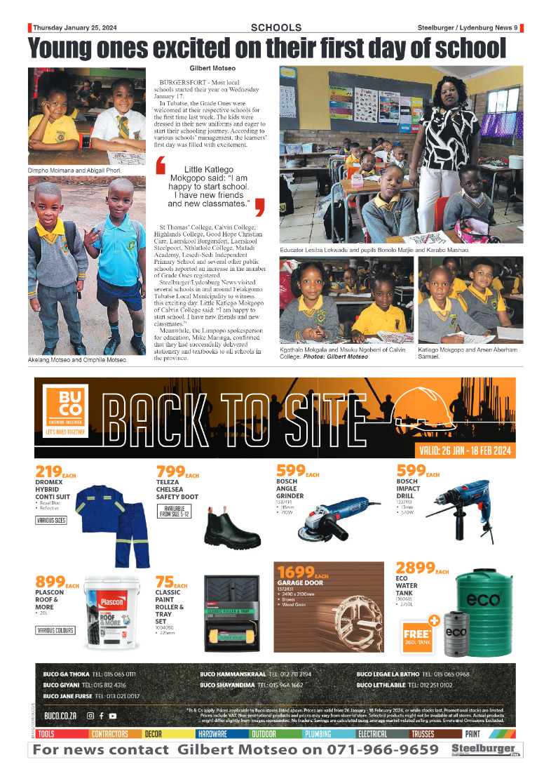 Steelburger News 25 January 2024 page 9