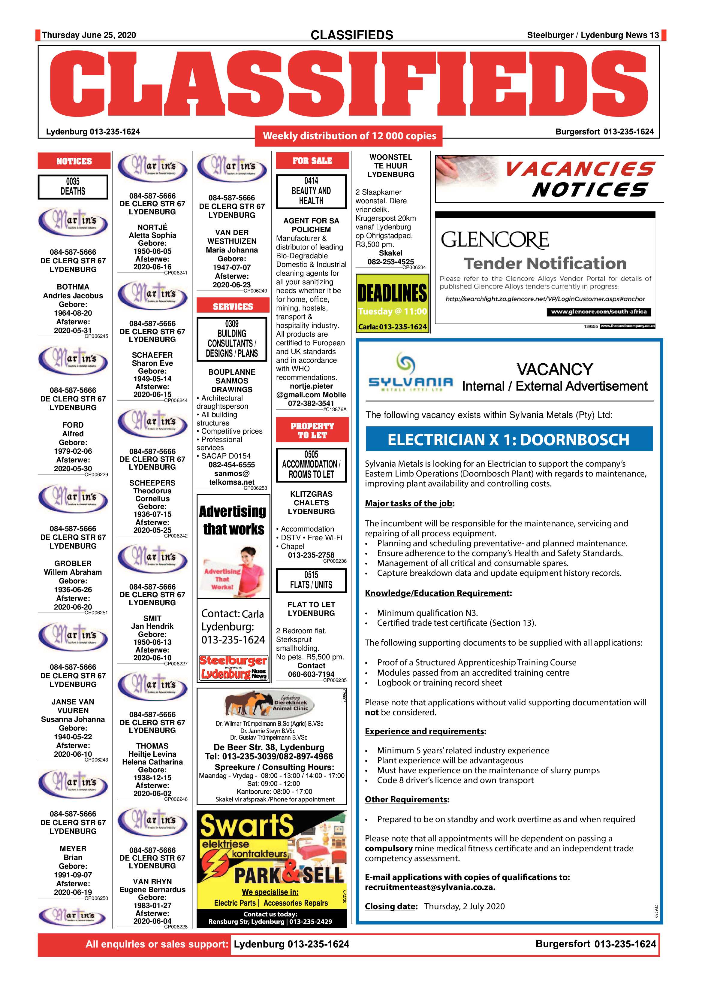 Steelburger News 25 June 2020 page 13