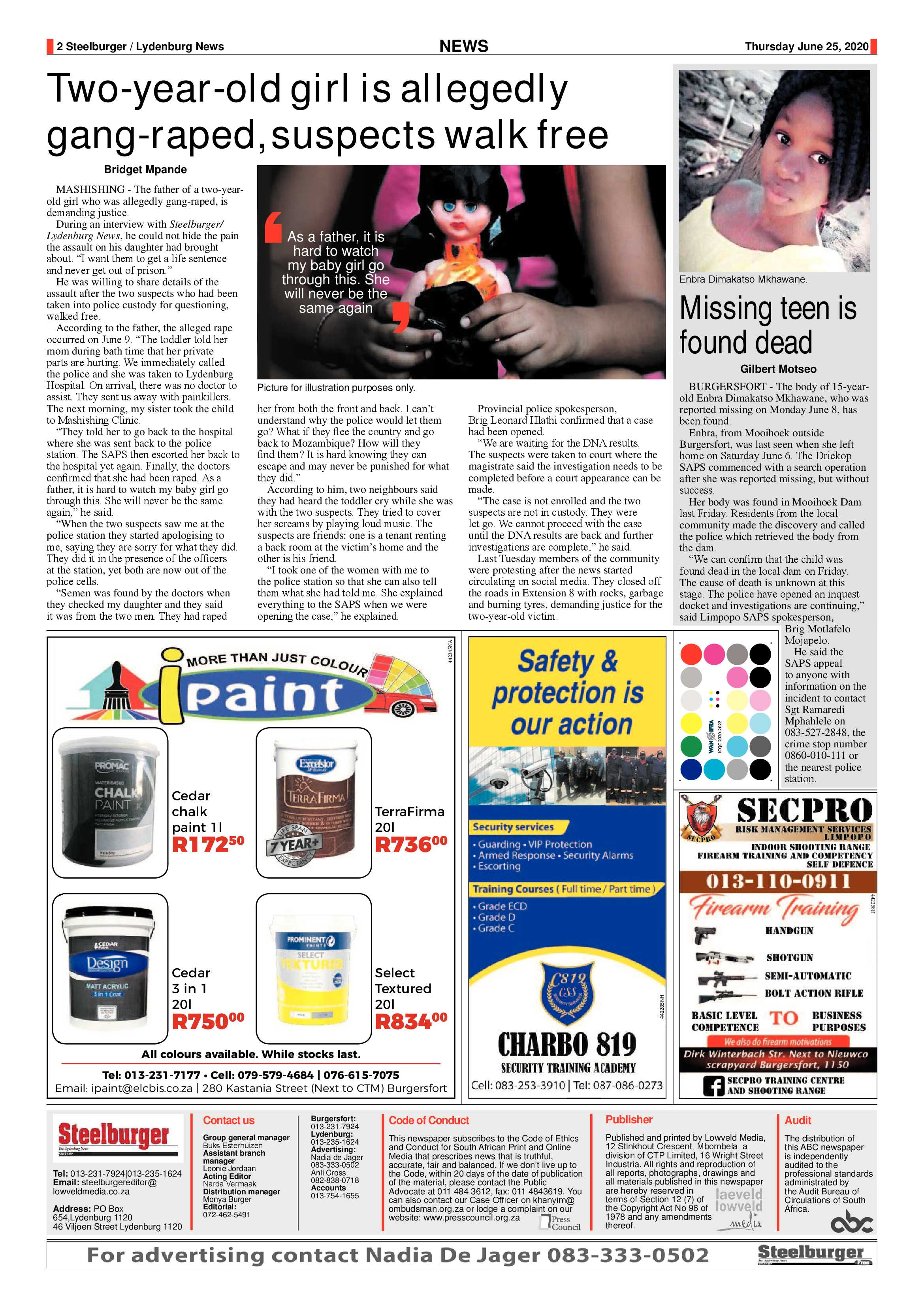 Steelburger News 25 June 2020 page 2