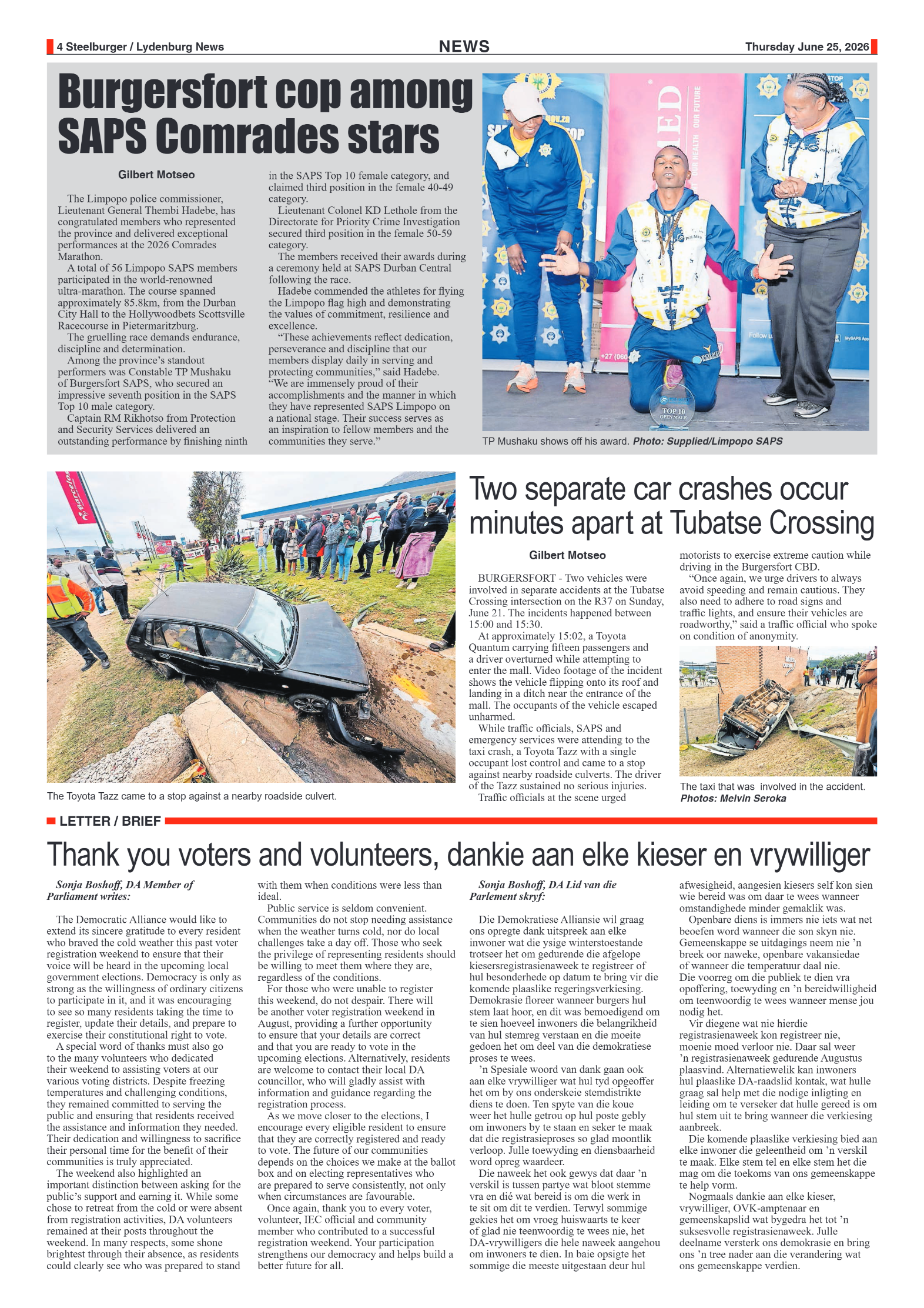 Steelburger News 25 June 2026 page 4