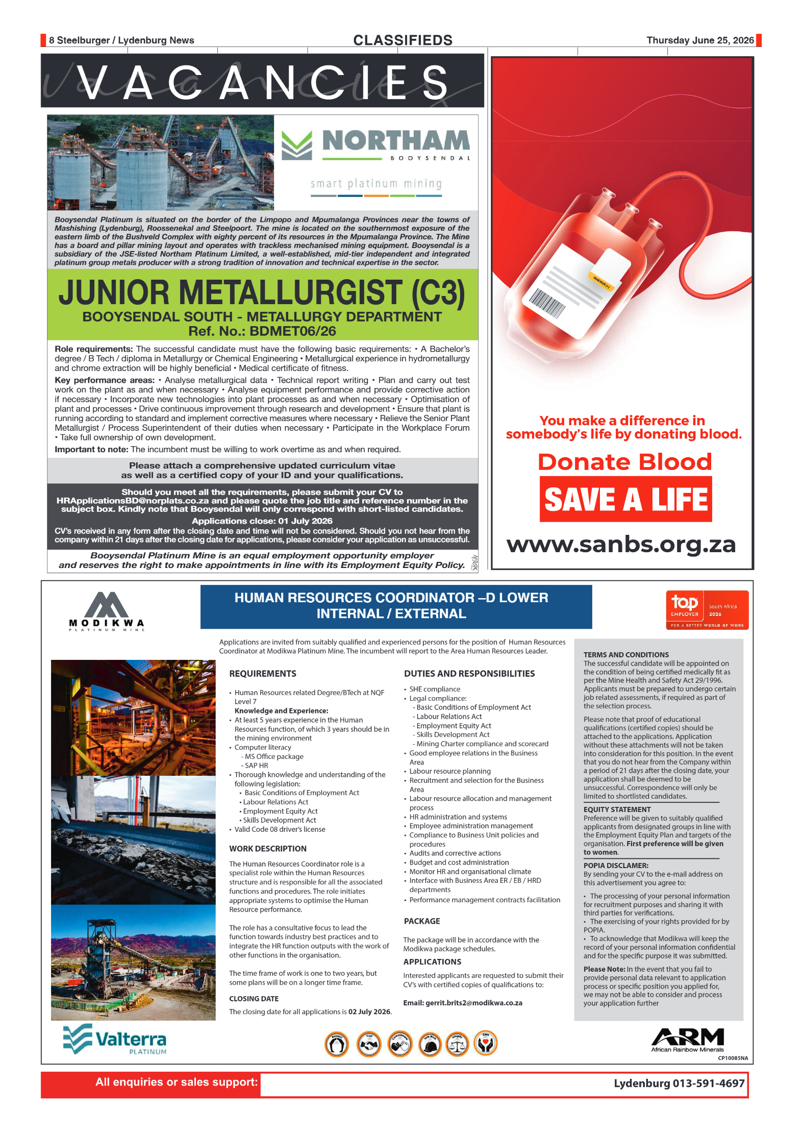Steelburger News 25 June 2026 page 8