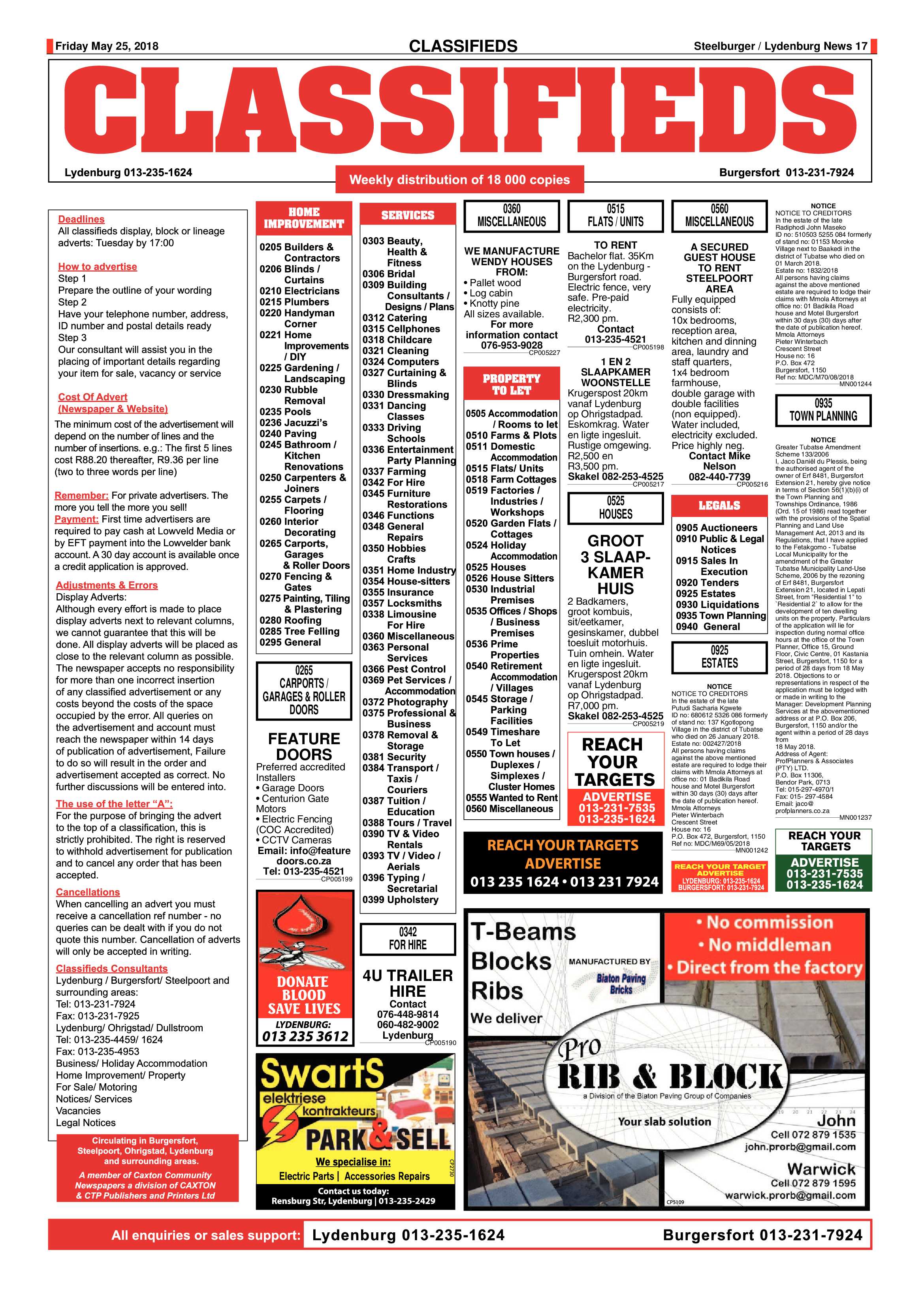 Steelburger News 25 May 2018 page 17