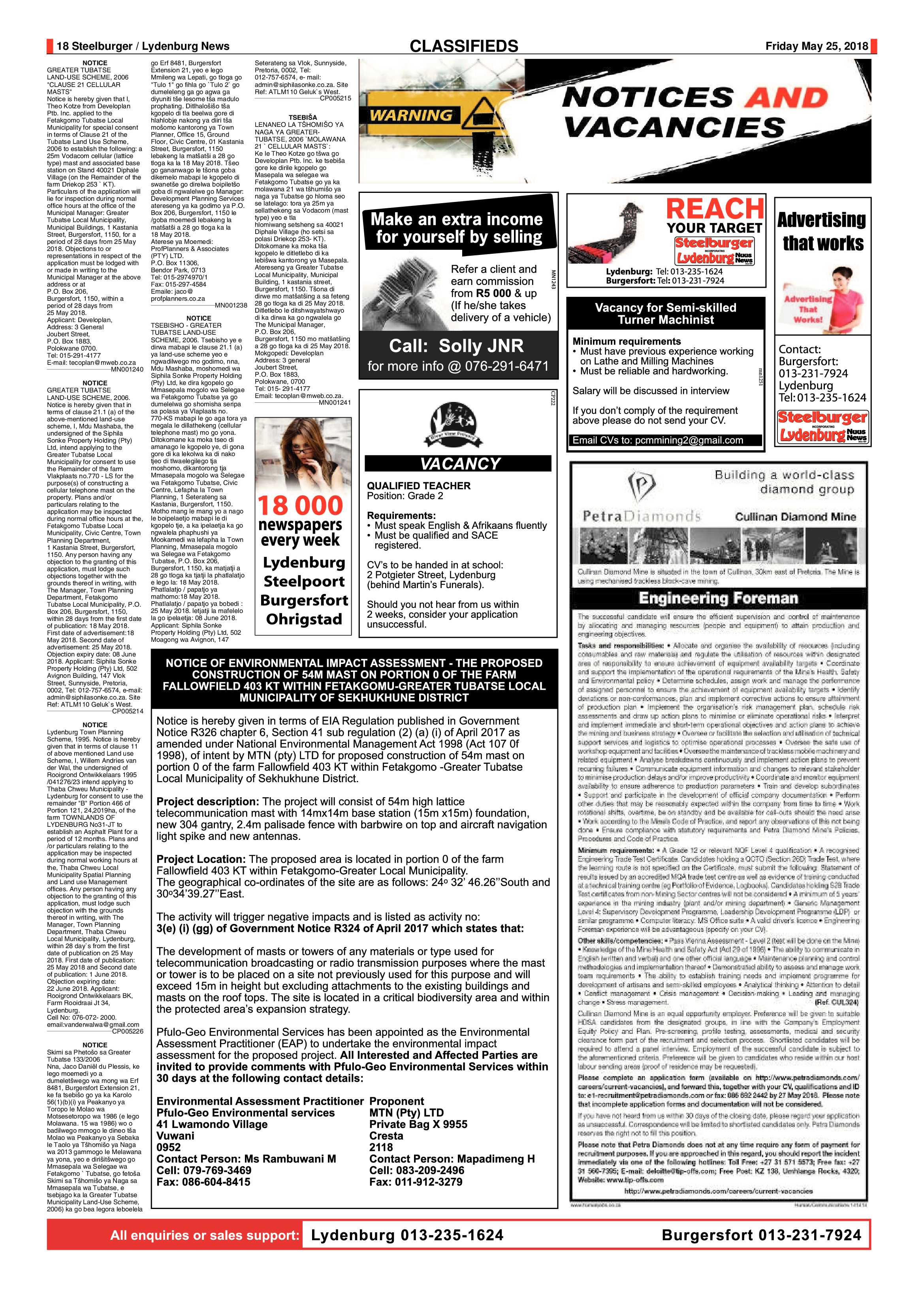 Steelburger News 25 May 2018 page 18