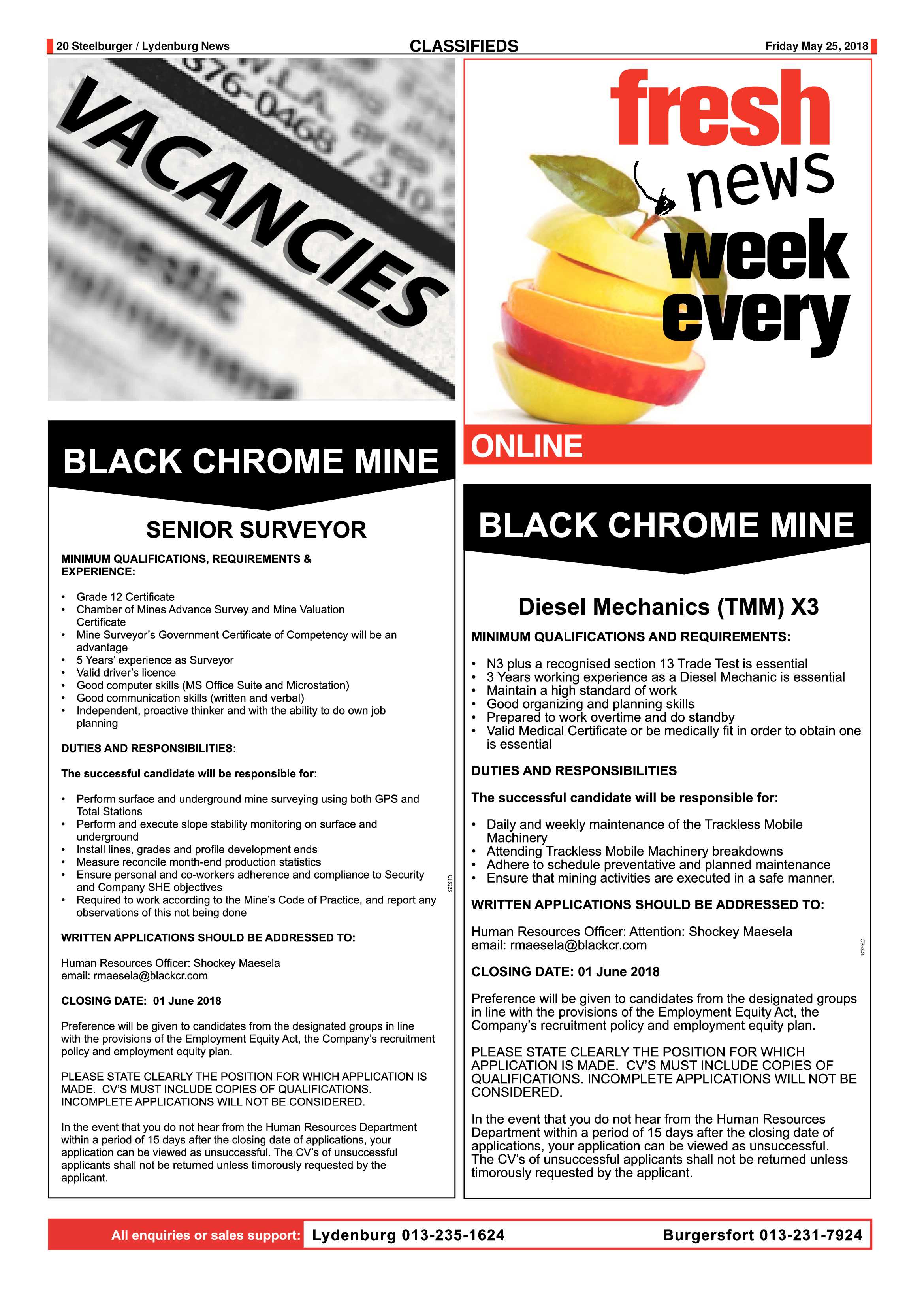 Steelburger News 25 May 2018 page 20