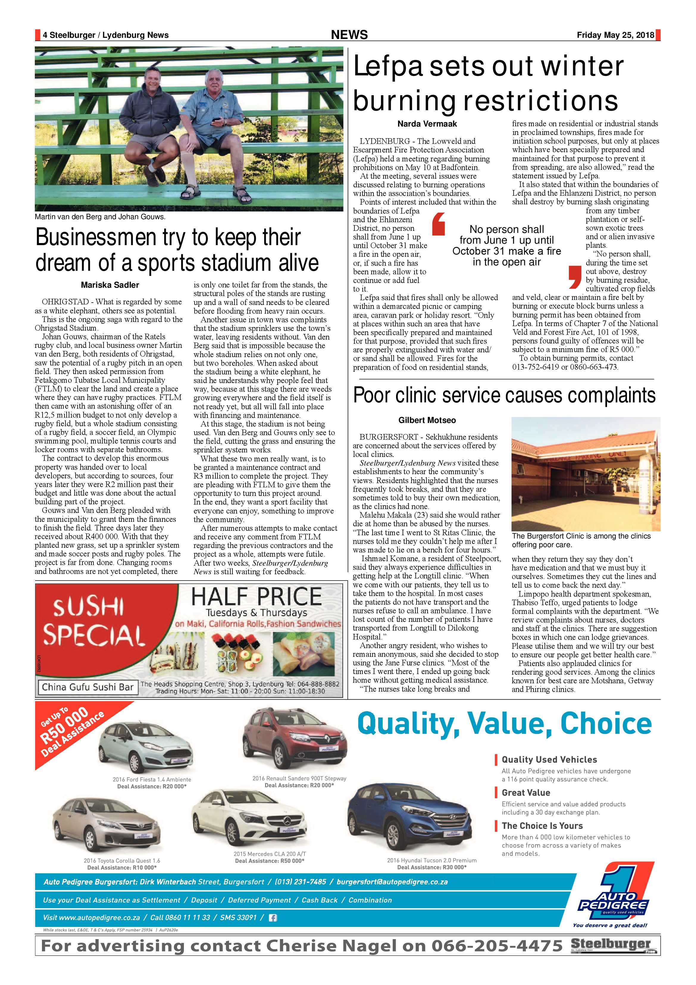 Steelburger News 25 May 2018 page 4
