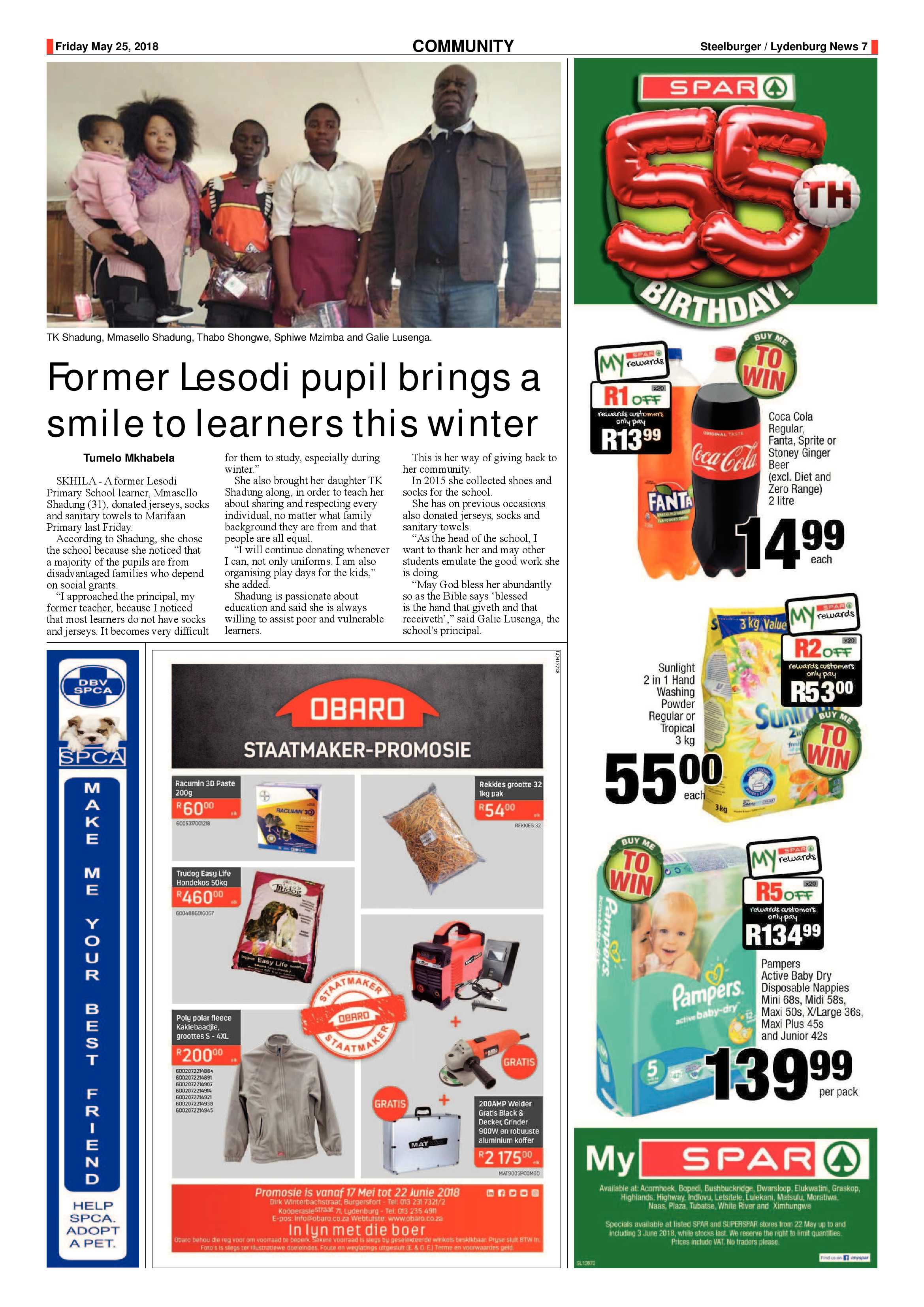 Steelburger News 25 May 2018 page 7