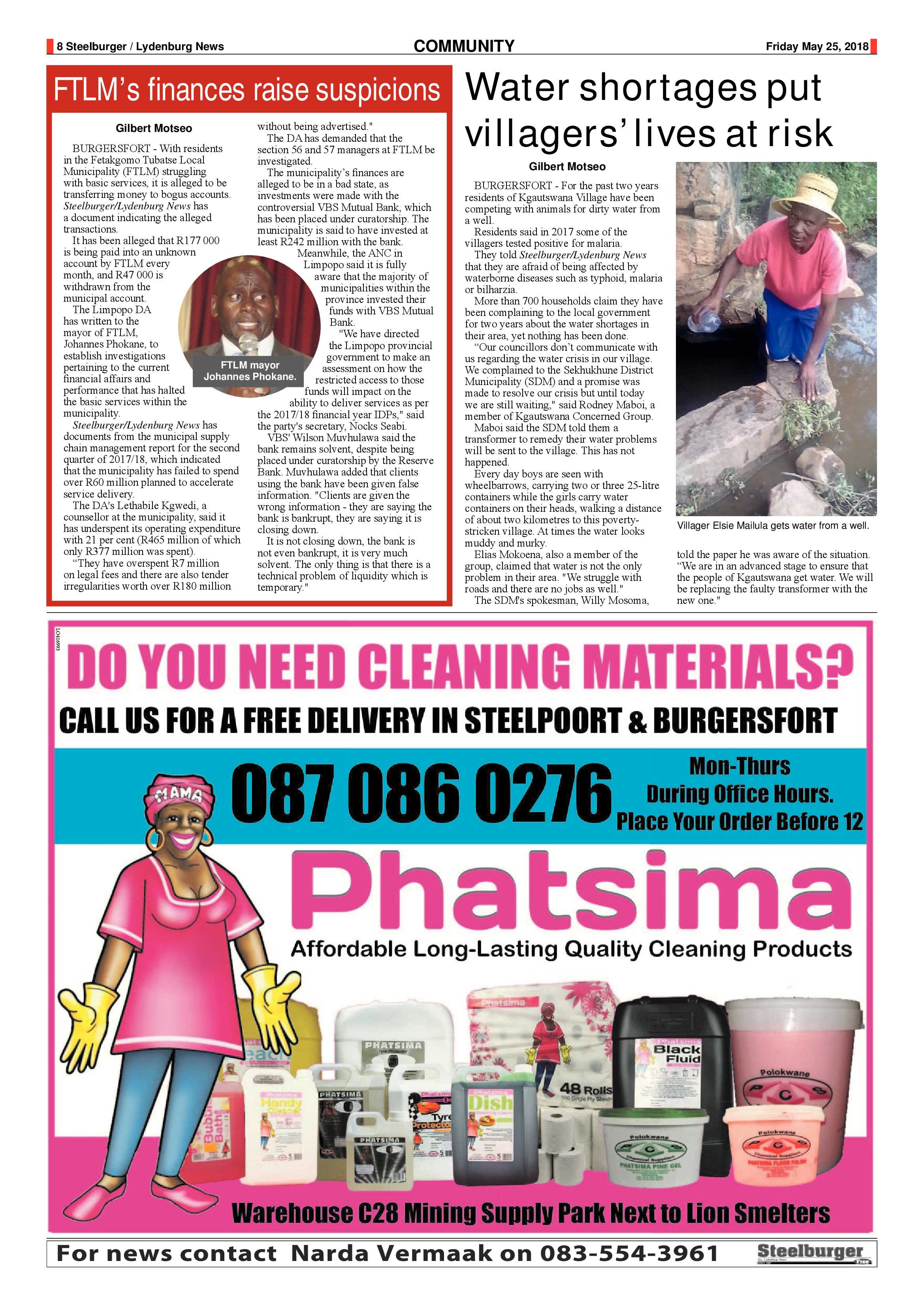 Steelburger News 25 May 2018 page 8