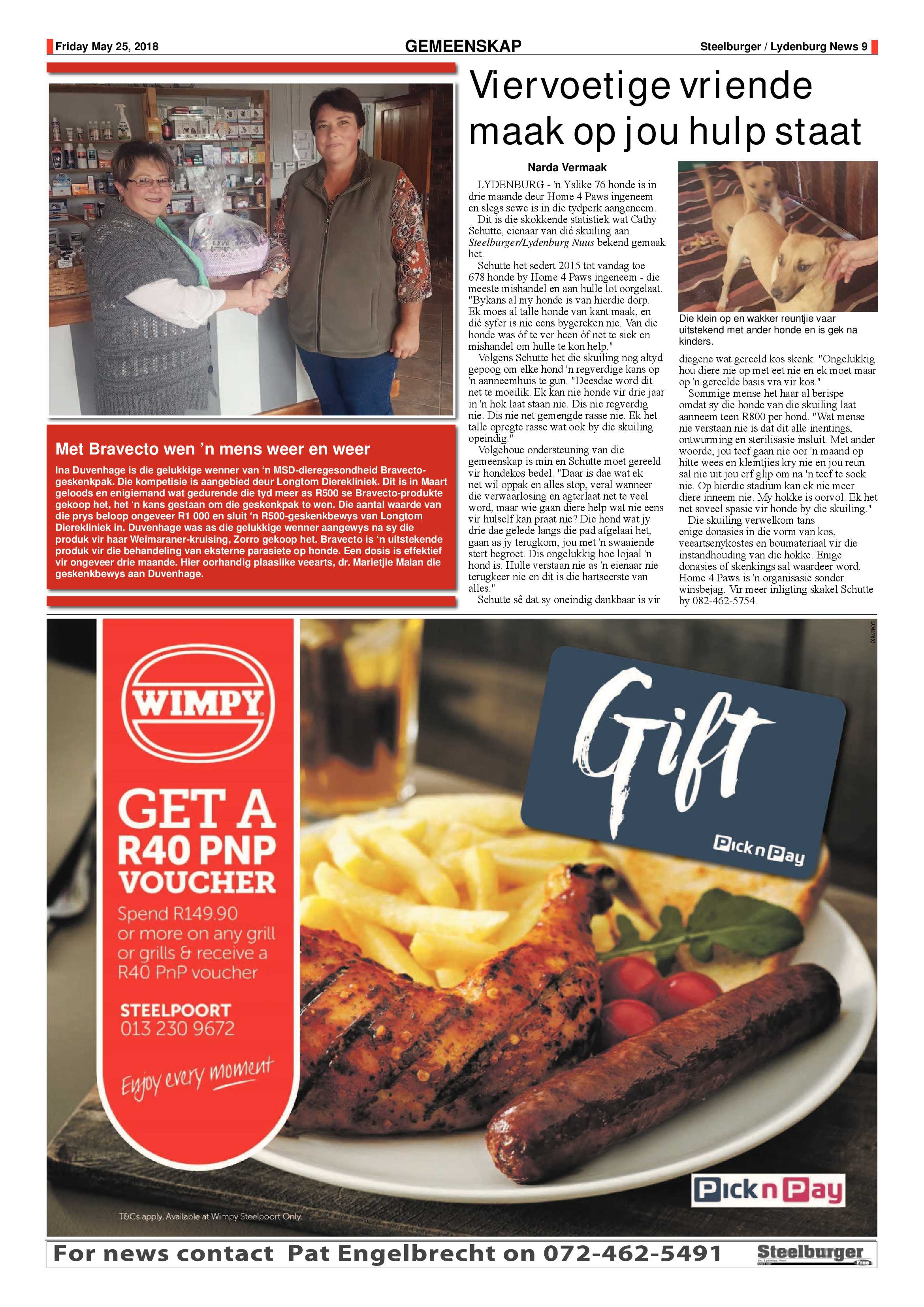 Steelburger News 25 May 2018 page 9