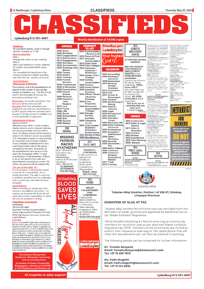 Steelburger News 25 May 2023 page 12