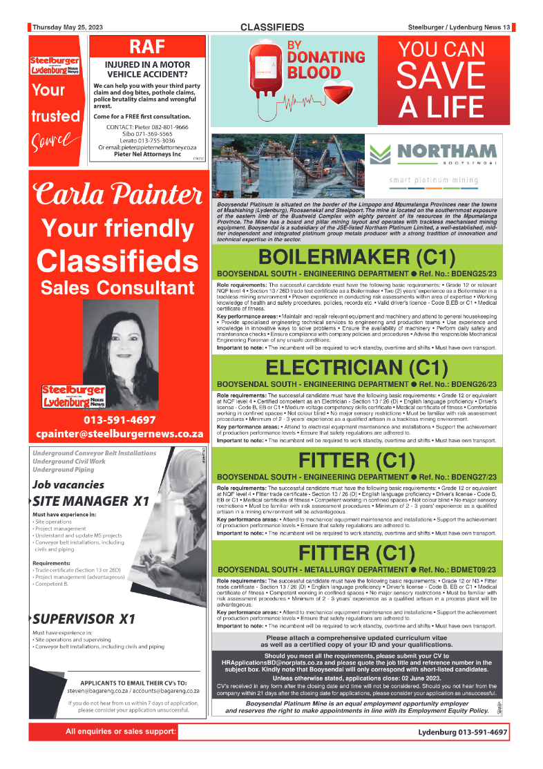 Steelburger News 25 May 2023 page 13