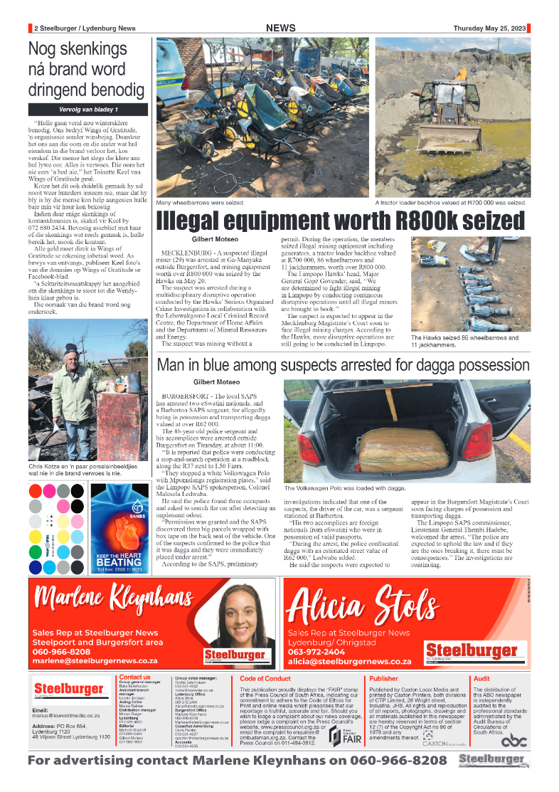 Steelburger News 25 May 2023 page 2