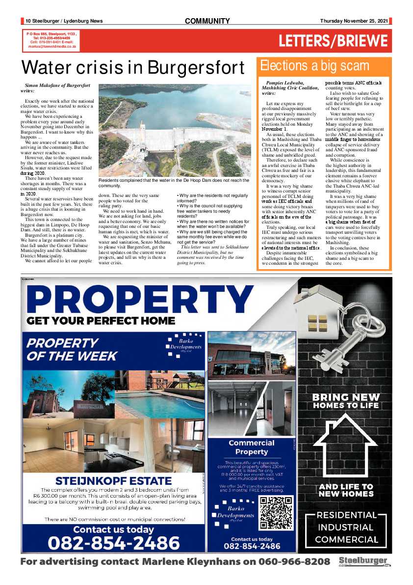 Steelburger News 25 November 2021 page 10