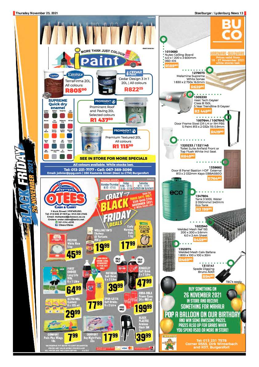 Steelburger News 25 November 2021 page 13