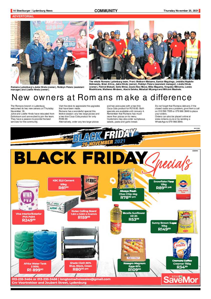 Steelburger News 25 November 2021 page 14