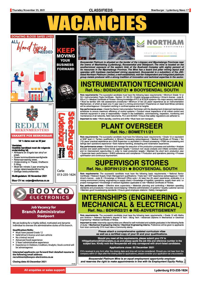 Steelburger News 25 November 2021 page 17