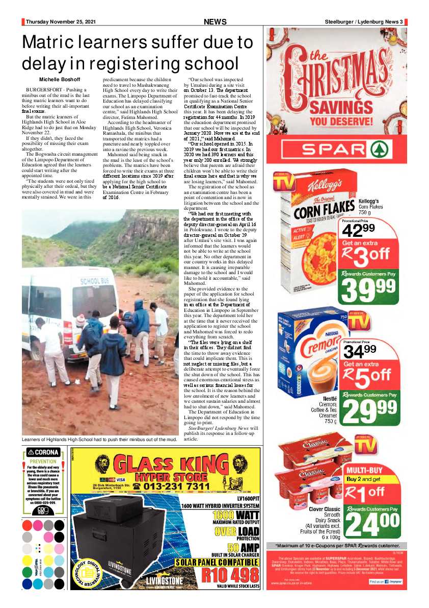 Steelburger News 25 November 2021 page 3