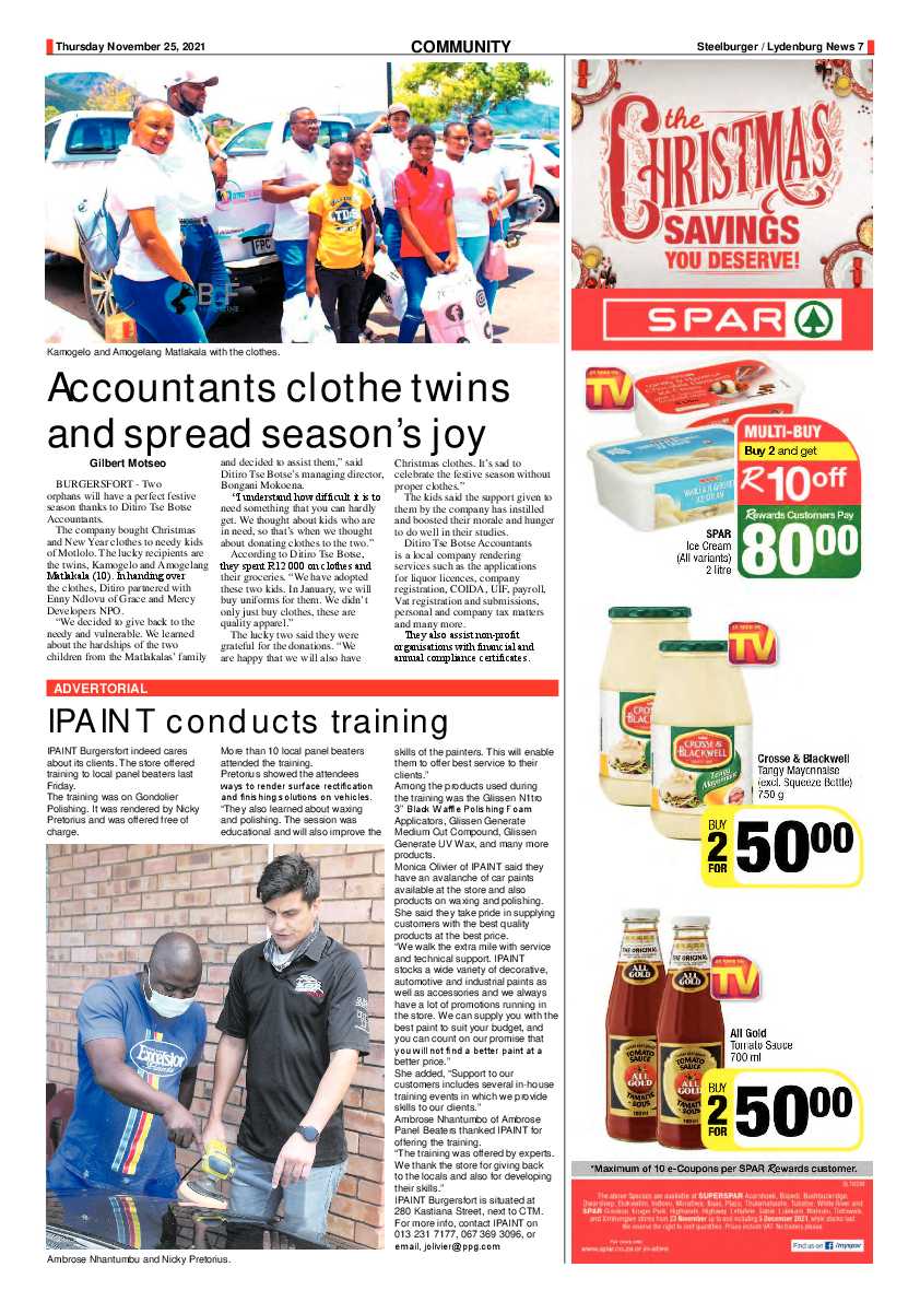 Steelburger News 25 November 2021 page 7
