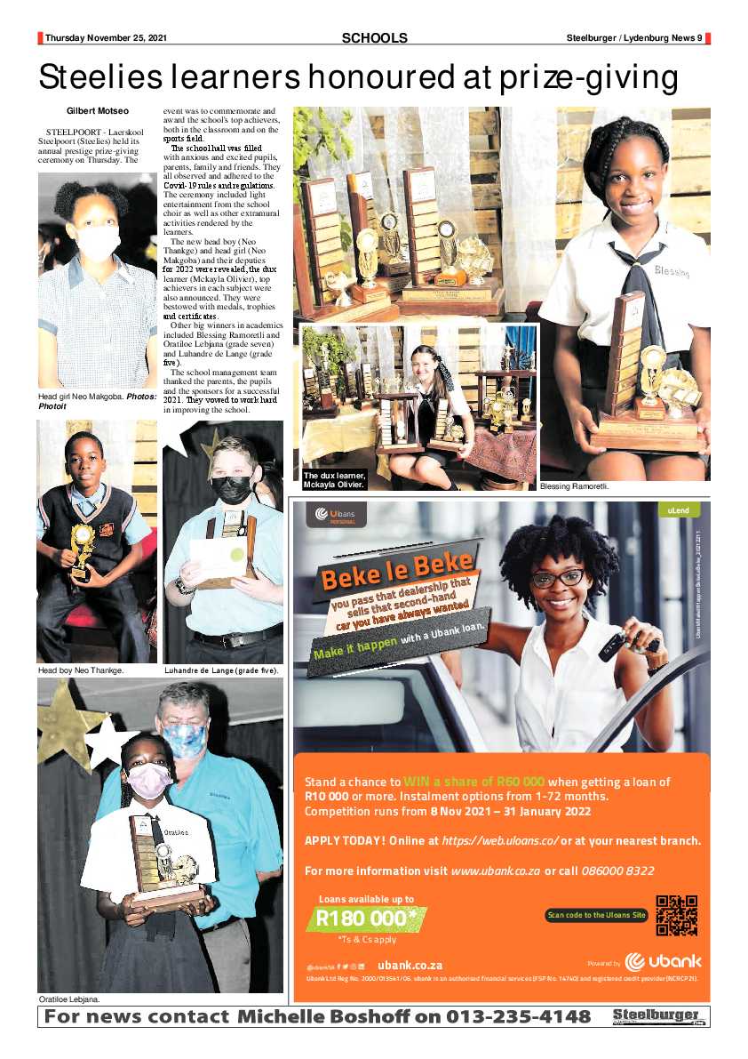 Steelburger News 25 November 2021 page 9