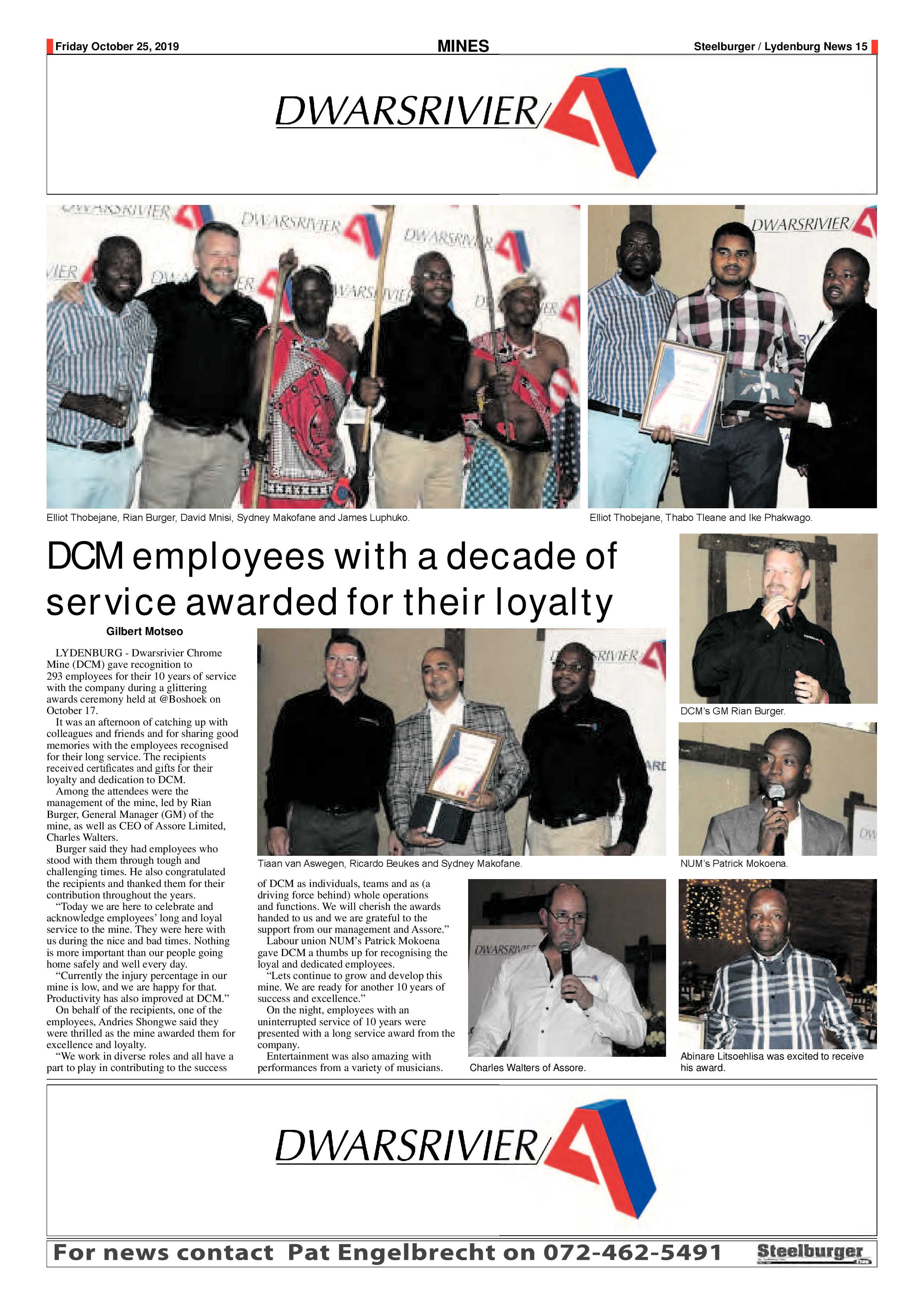 Steelburger News 25 October 2019 page 15
