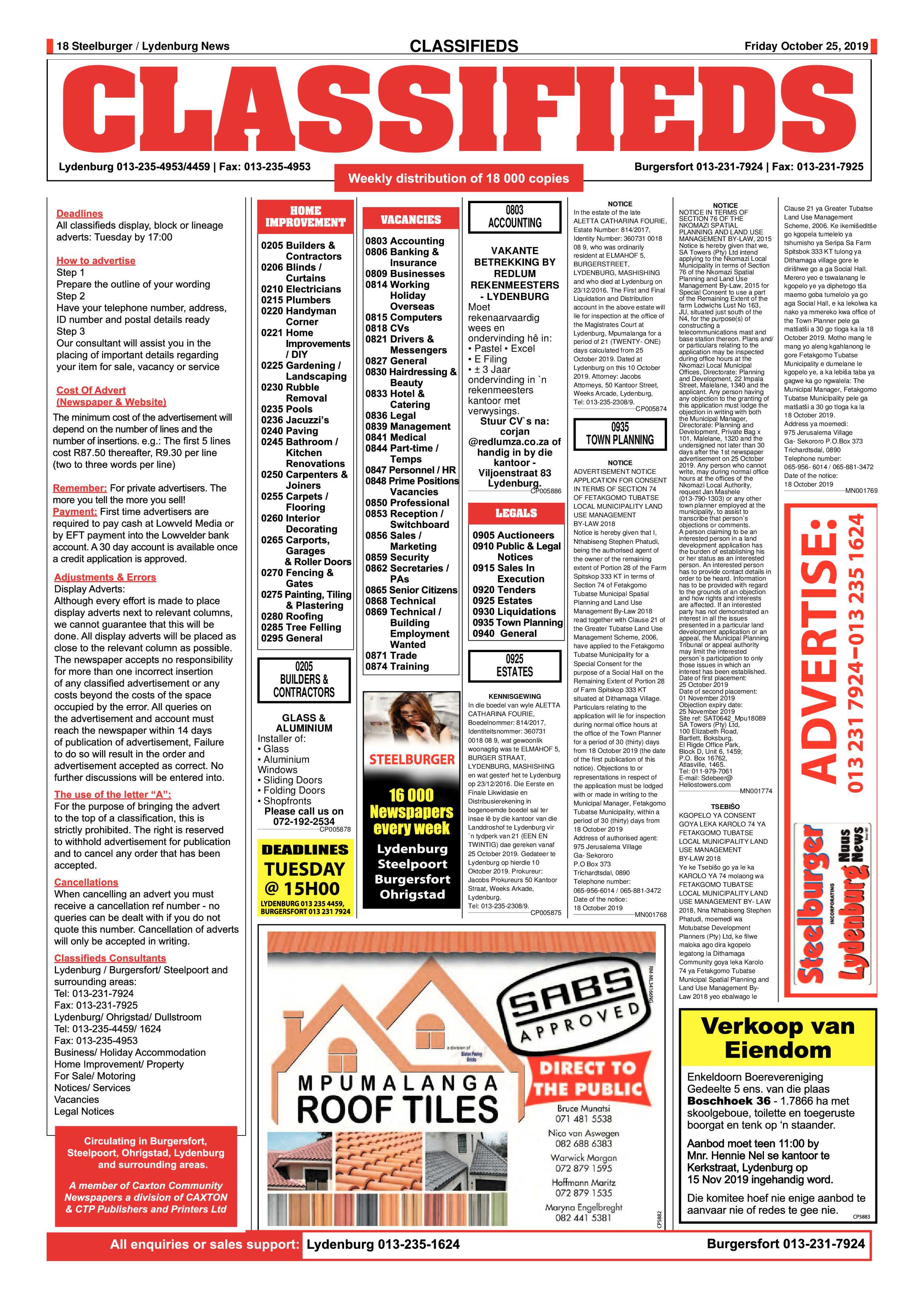 Steelburger News 25 October 2019 page 18