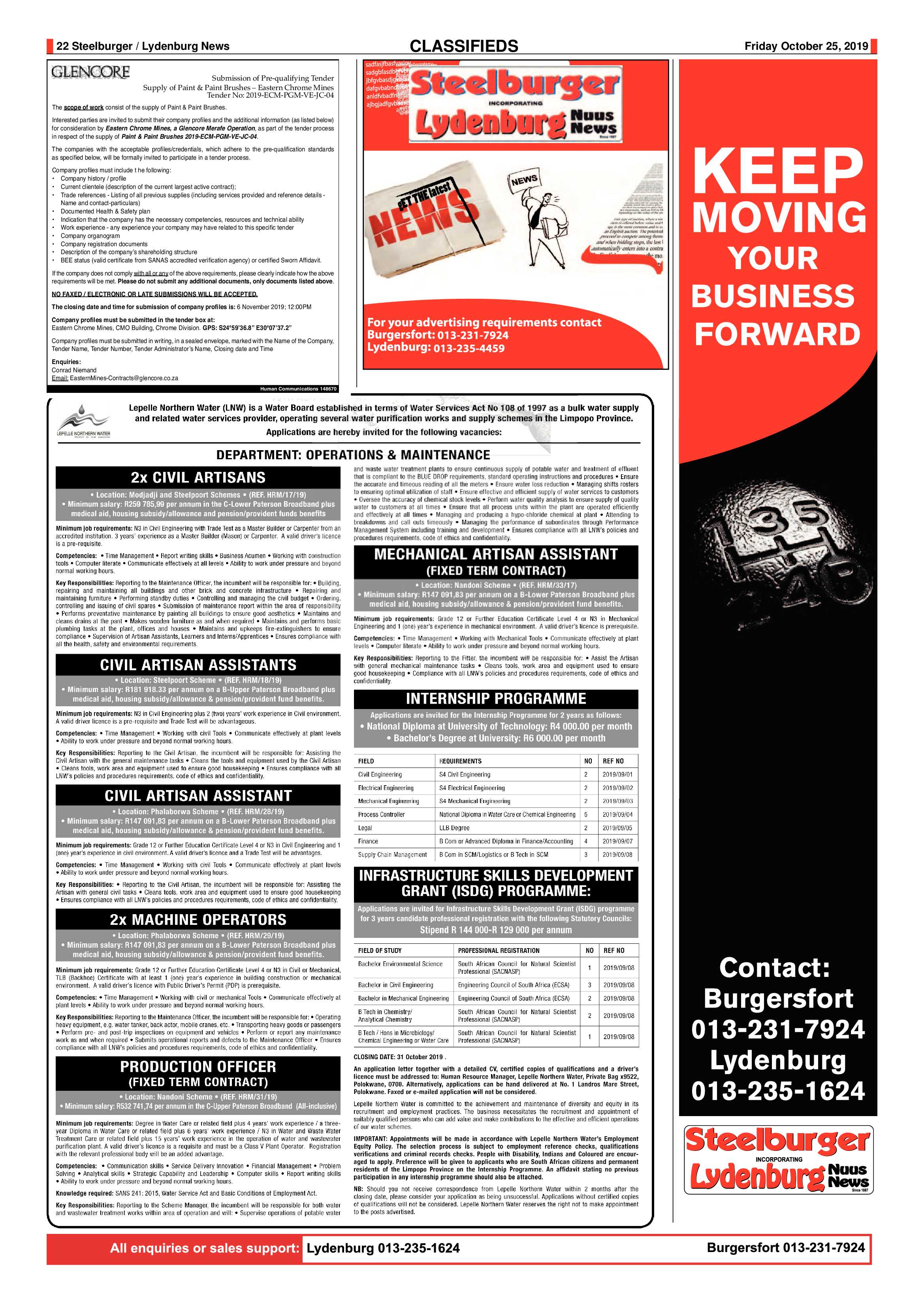 Steelburger News 25 October 2019 page 22