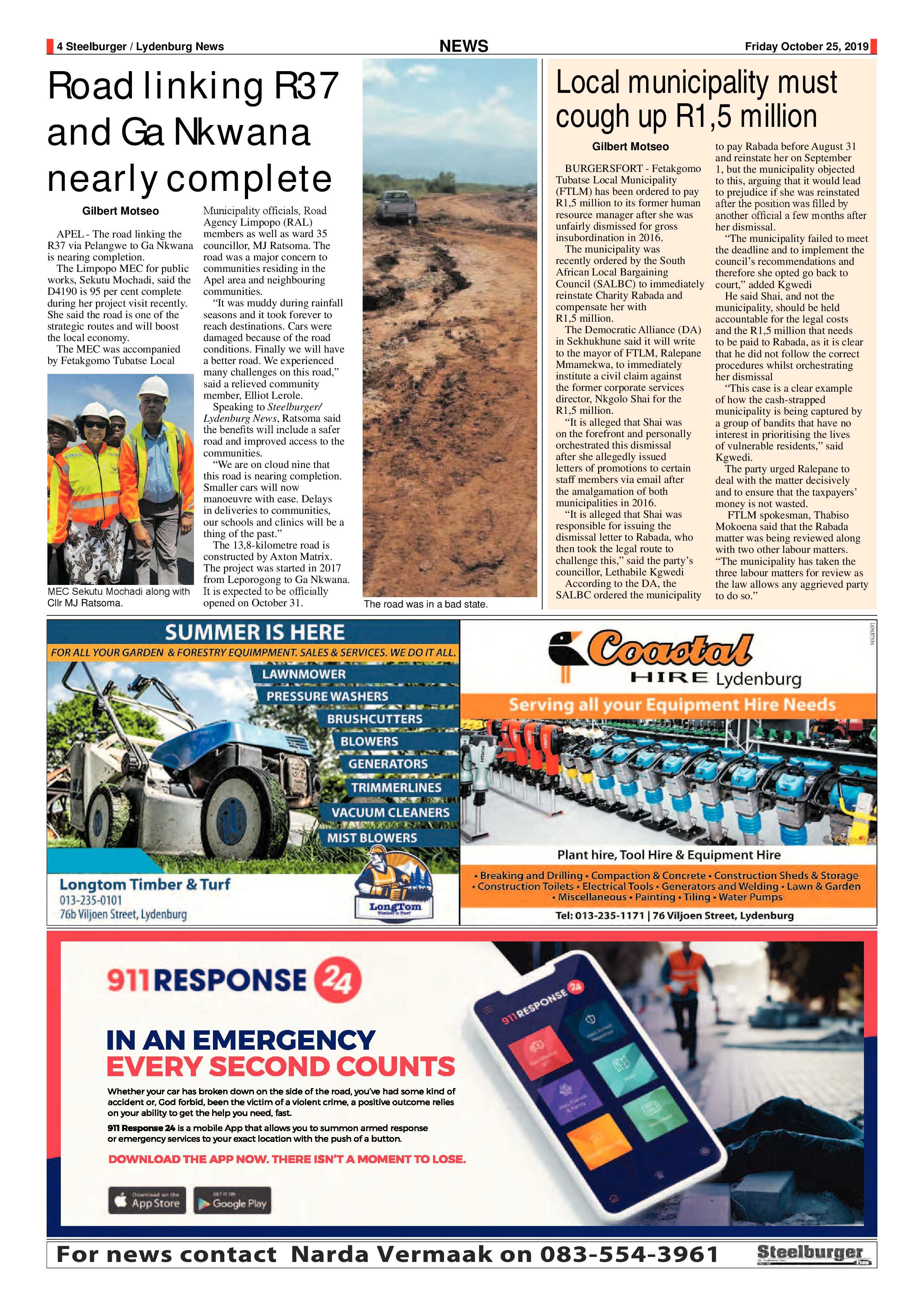 Steelburger News 25 October 2019 page 4