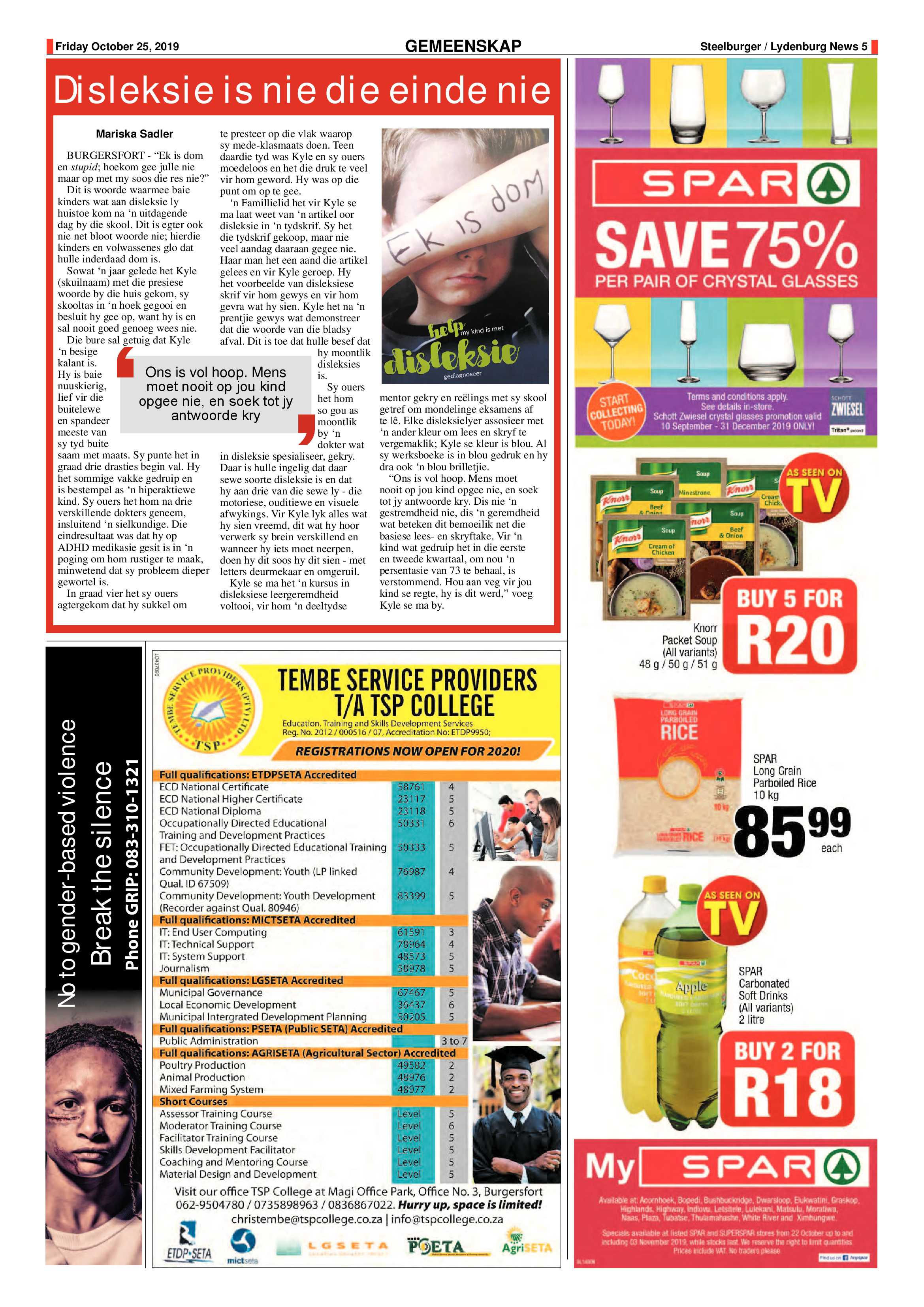 Steelburger News 25 October 2019 page 5