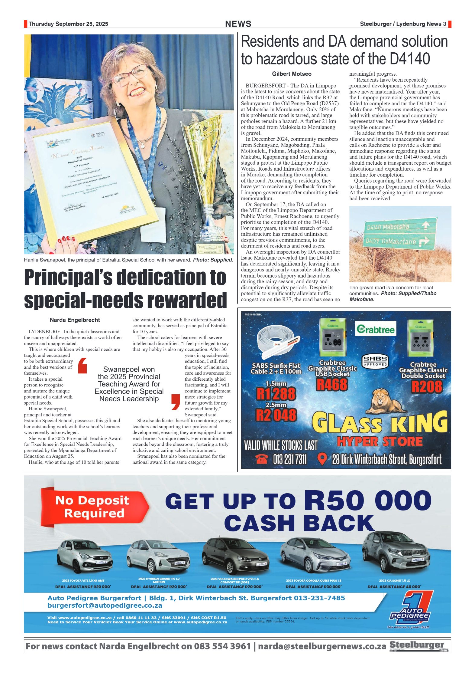 Steelburger News 25 September 2025 page 3