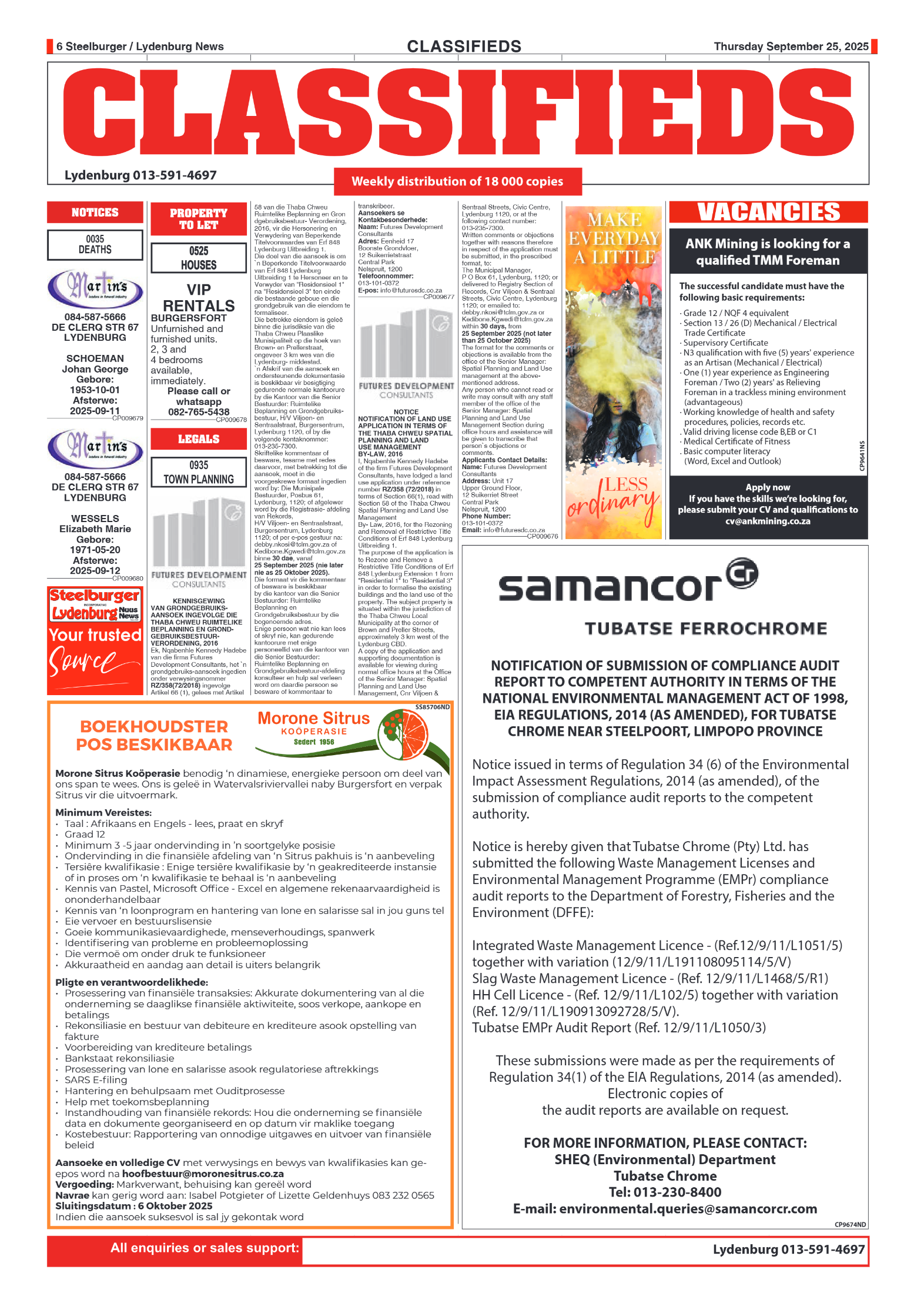 Steelburger News 25 September 2025 page 6