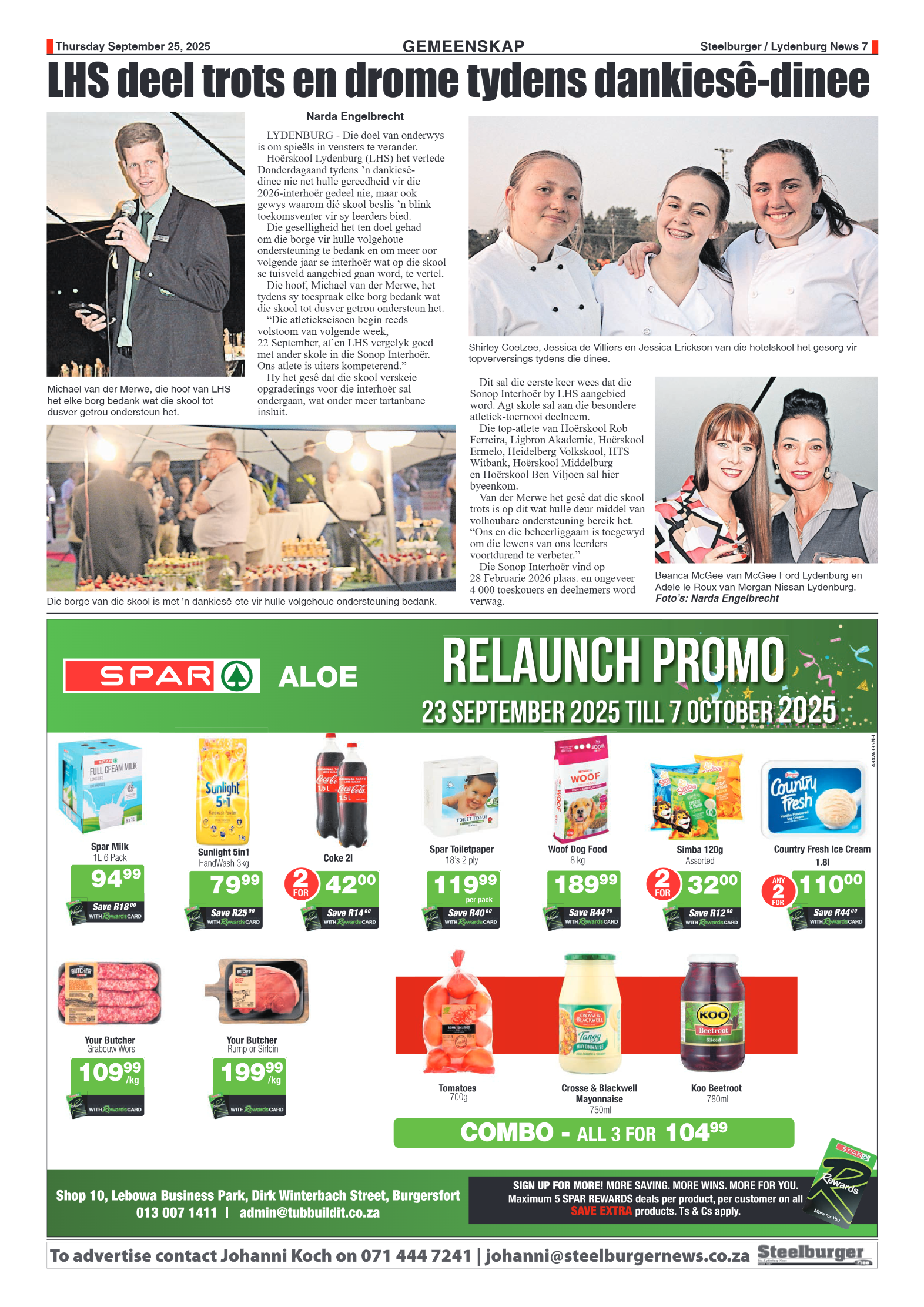 Steelburger News 25 September 2025 page 7