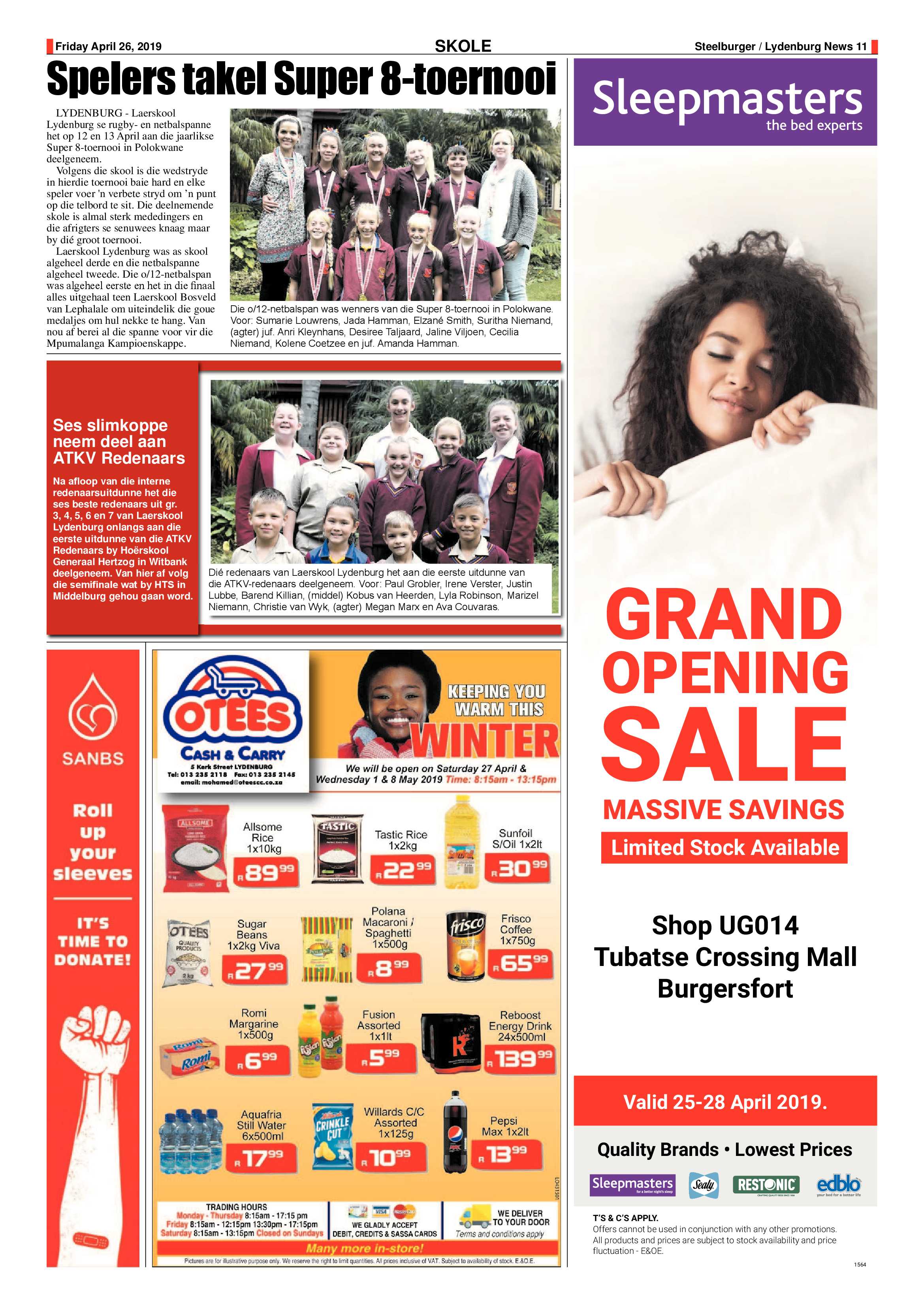 Steelburger News 26 April 2019 page 11