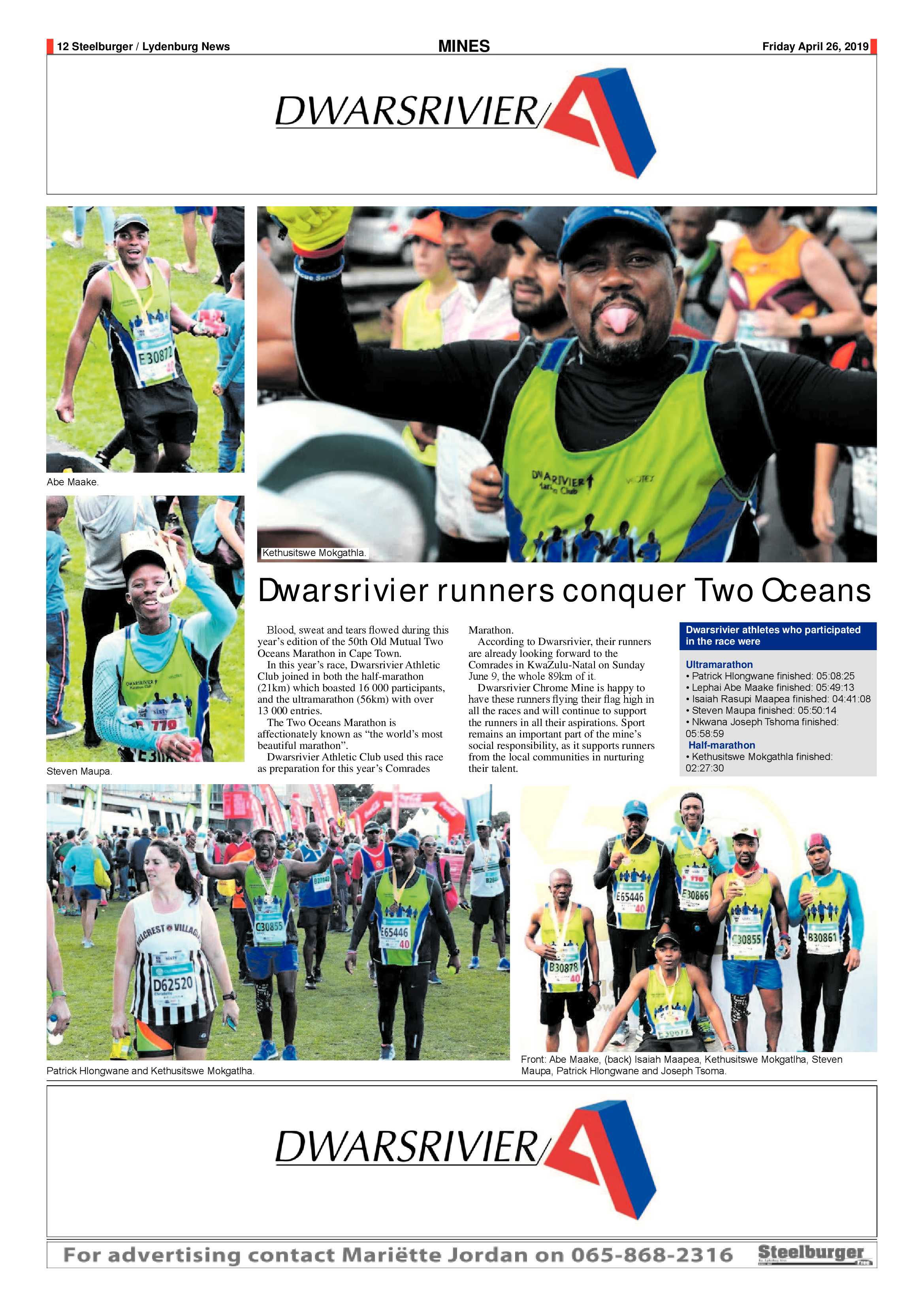Steelburger News 26 April 2019 page 12