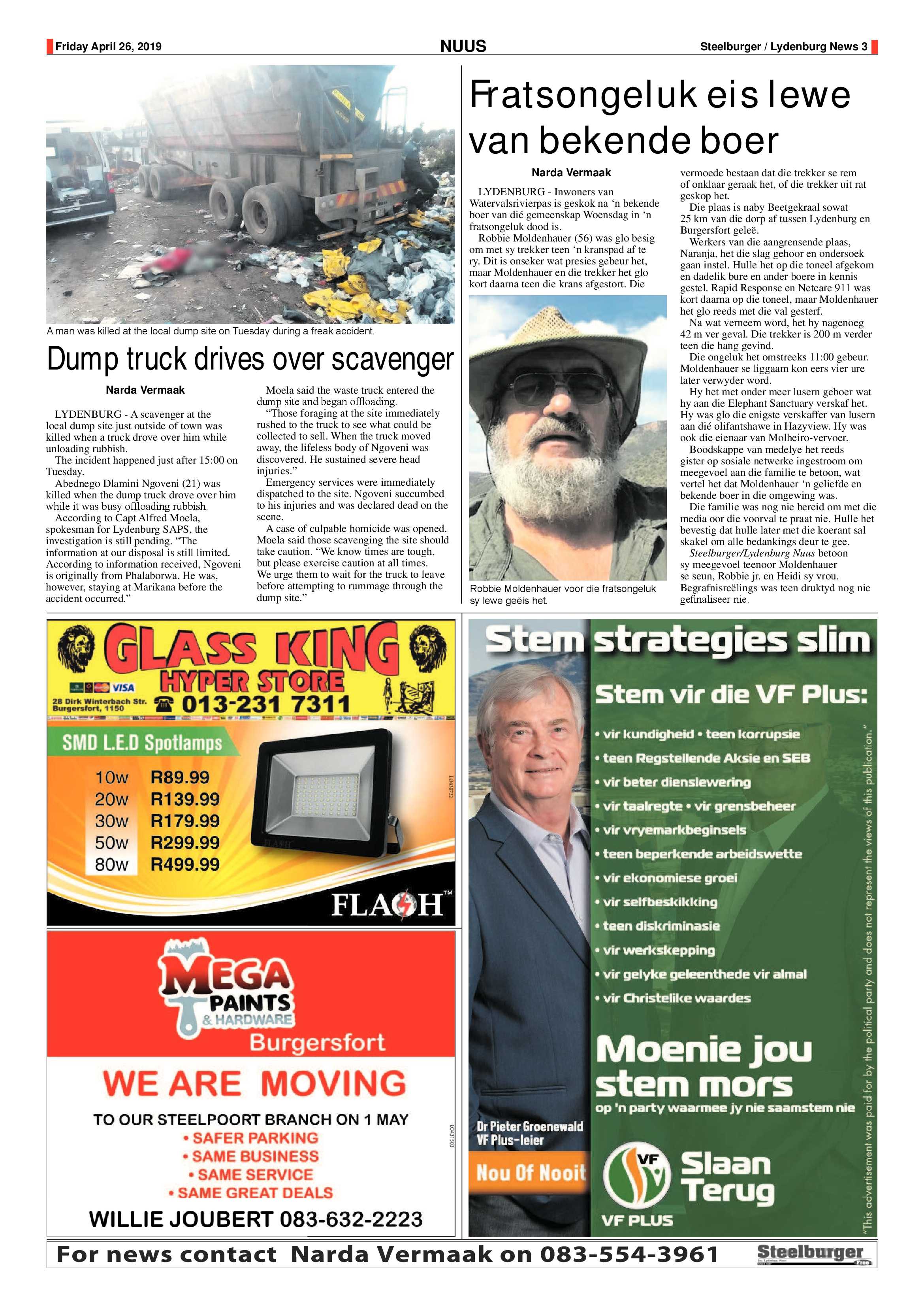 Steelburger News 26 April 2019 page 3