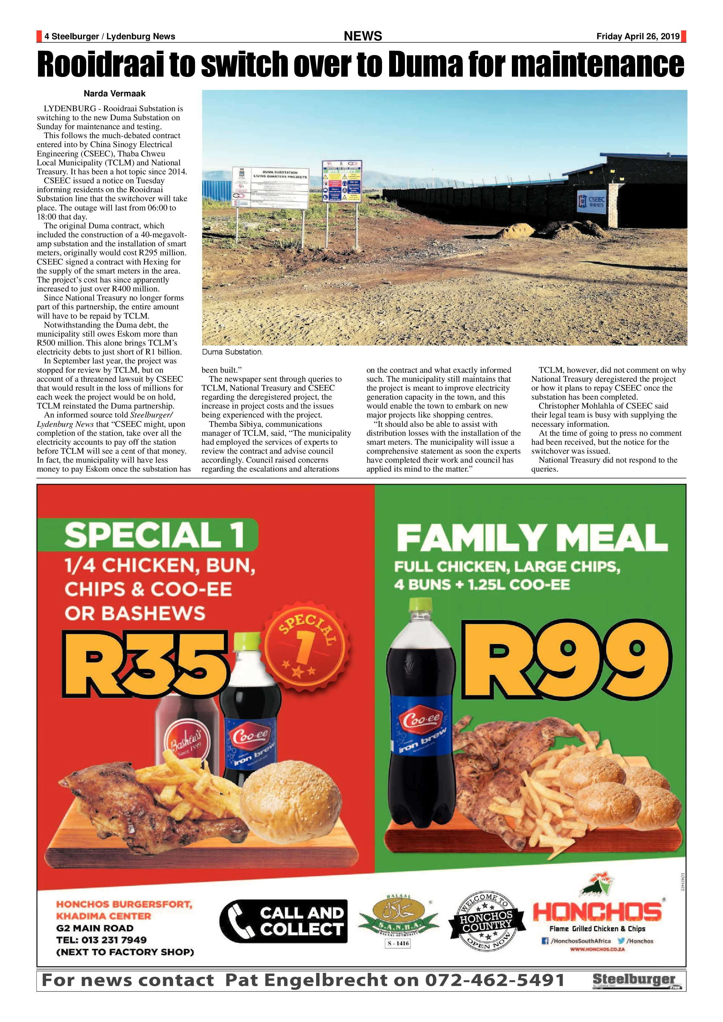 Steelburger News 26 April 2019 page 4