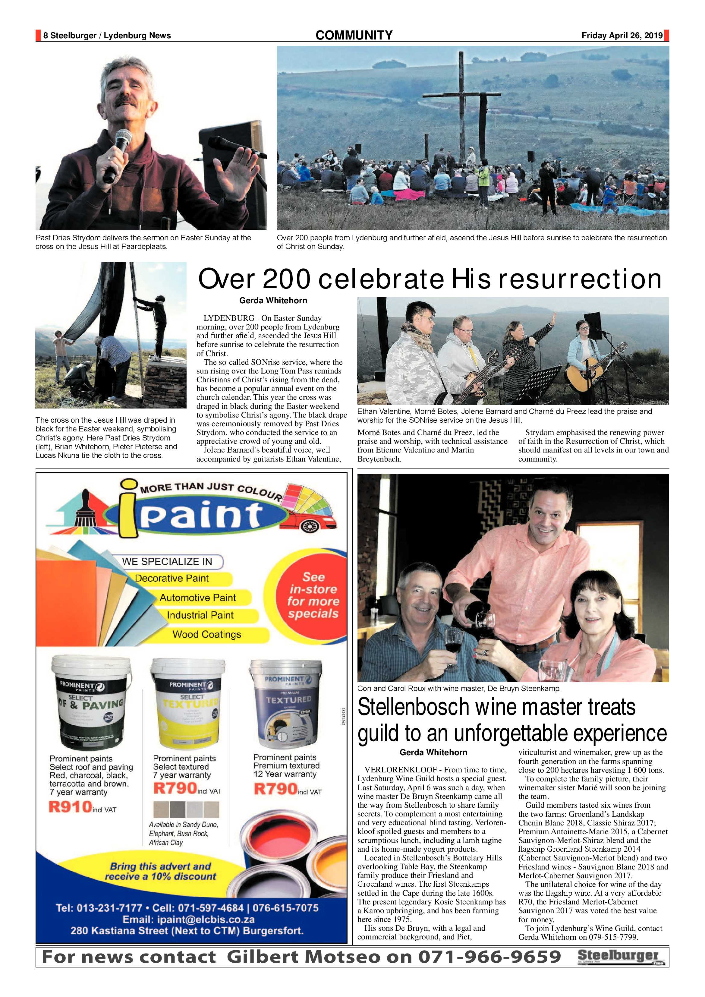 Steelburger News 26 April 2019 page 8