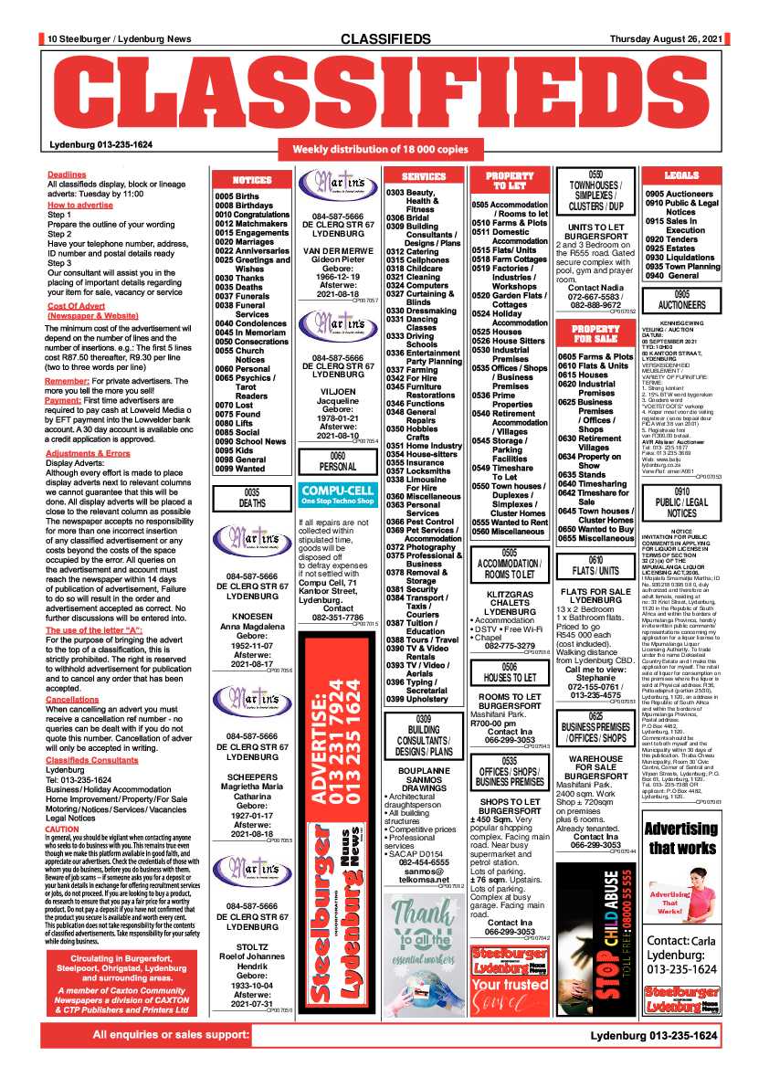 Steelburger News 26 August 2021 page 10
