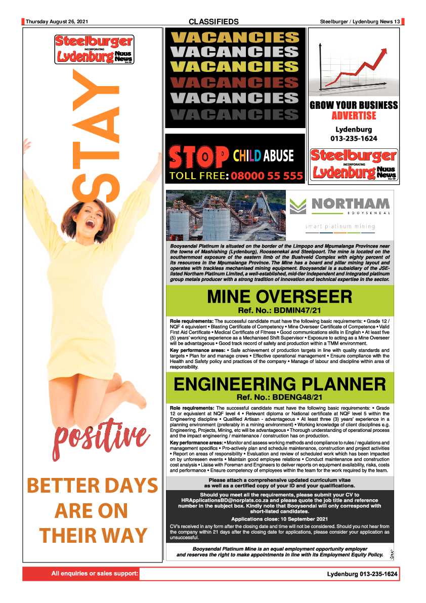 Steelburger News 26 August 2021 page 13