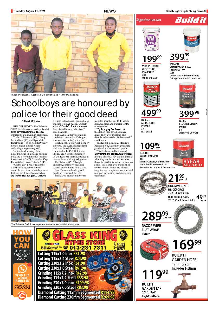 Steelburger News 26 August 2021 page 3