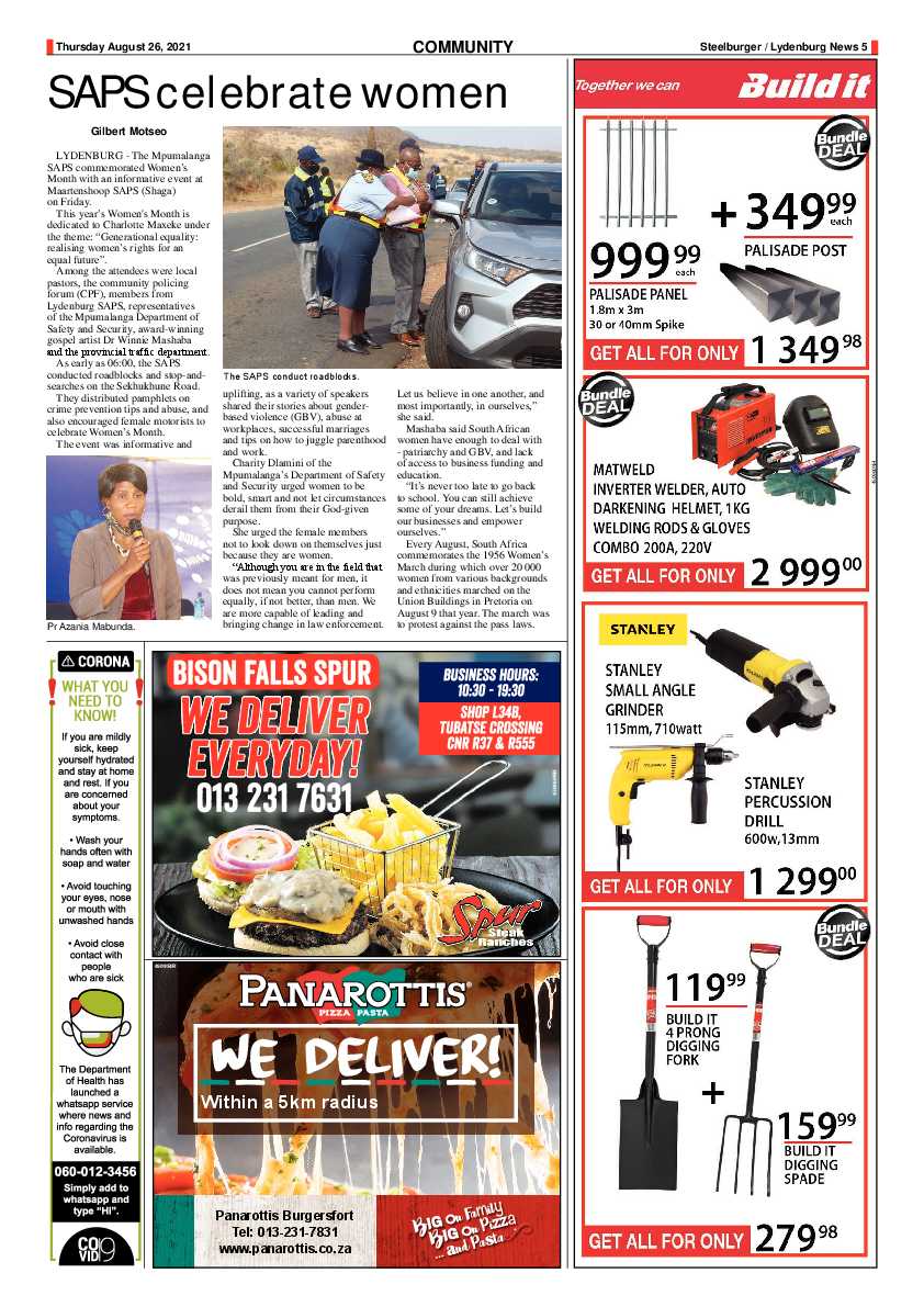 Steelburger News 26 August 2021 page 5